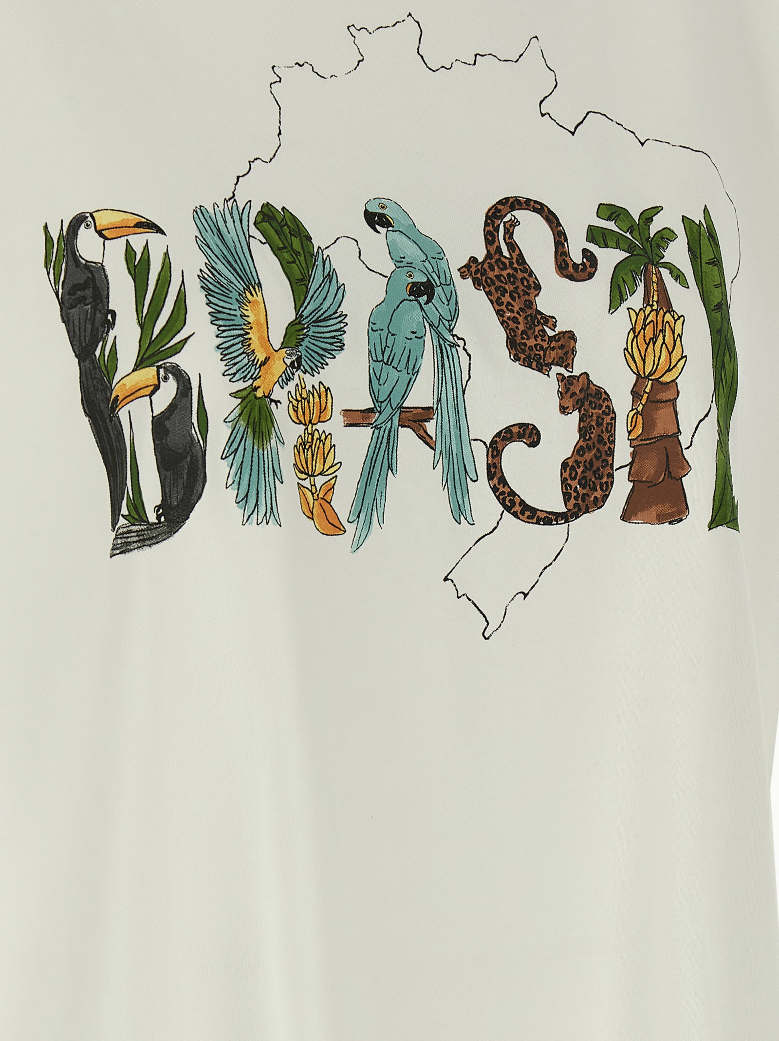 FARM RIO White Cotton T-Shirt