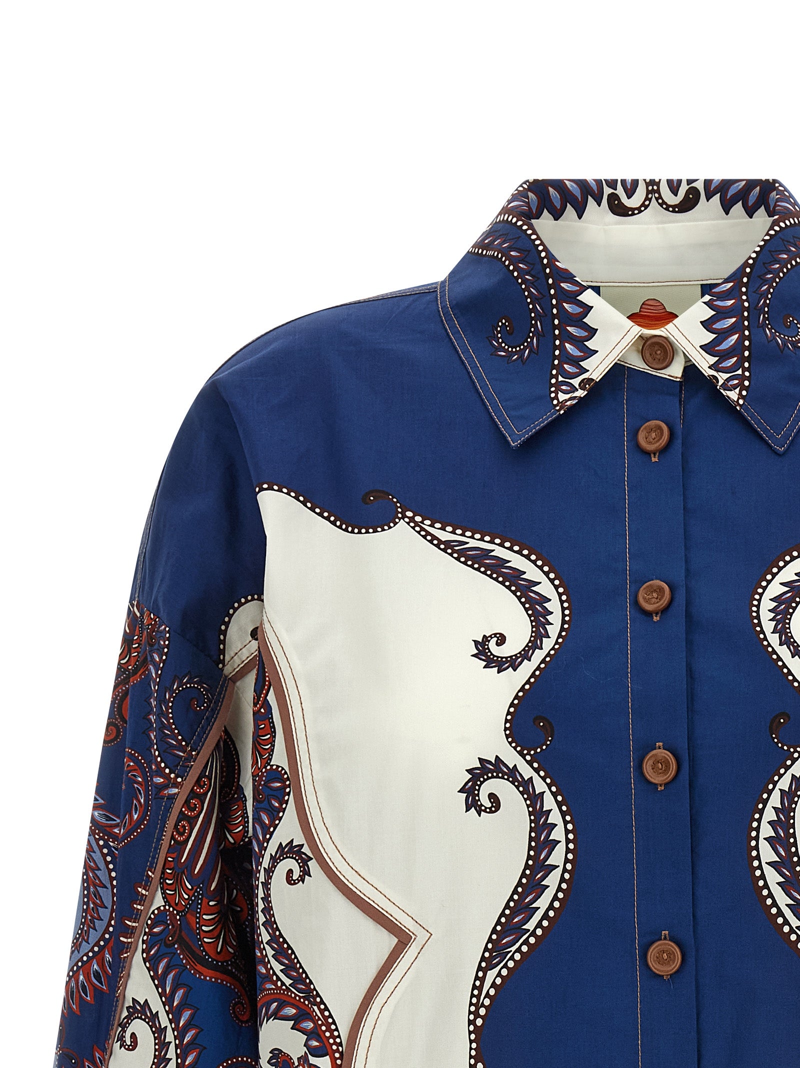 FARM RIO Multicolor Cotton Blouse