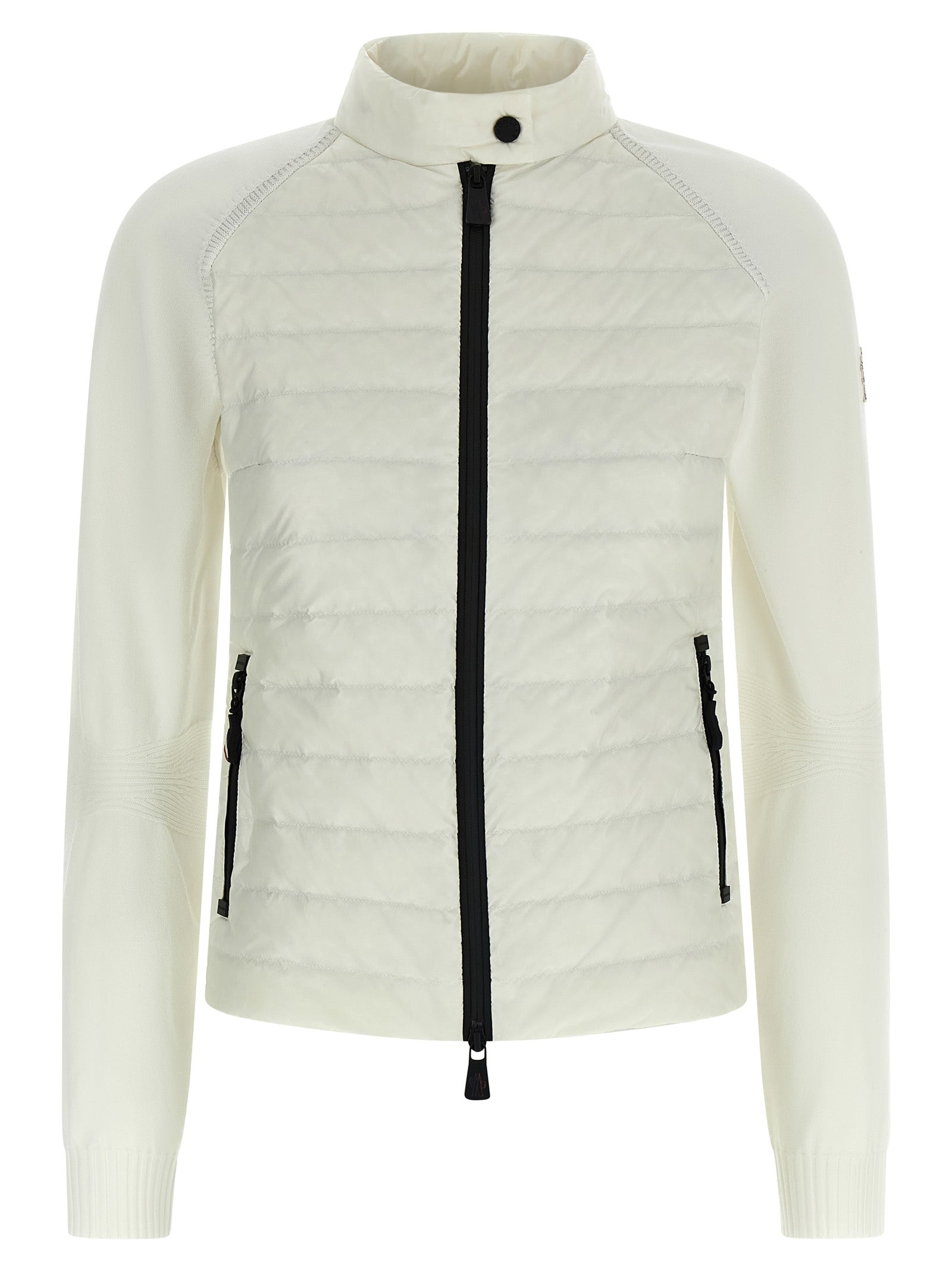 Moncler Grenoble White Polyamide Cardigan