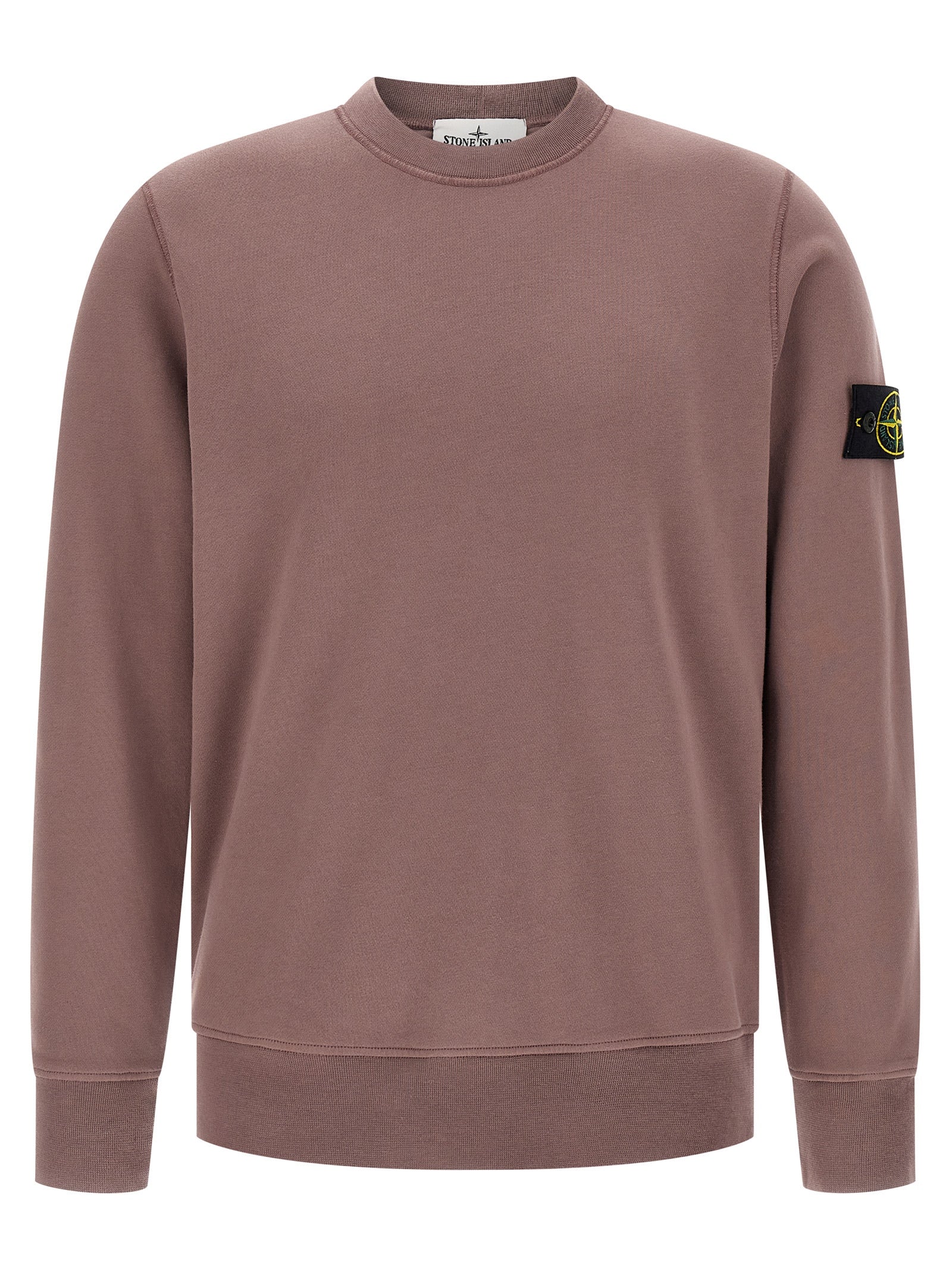 Stone Island Purple Cotton Sweatshirt