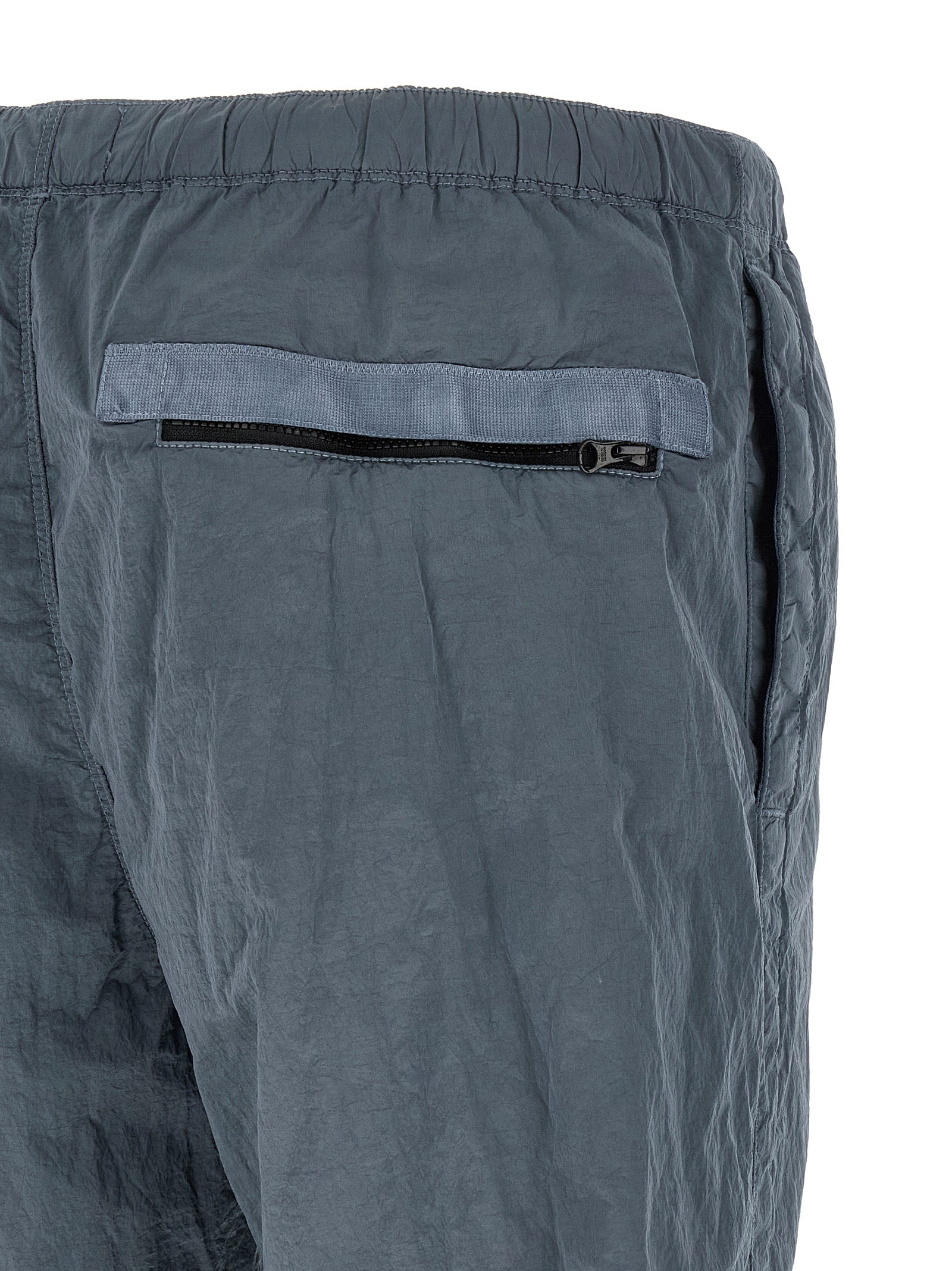 Stone Island Blue Polyamide Joggers (Workout Pants)