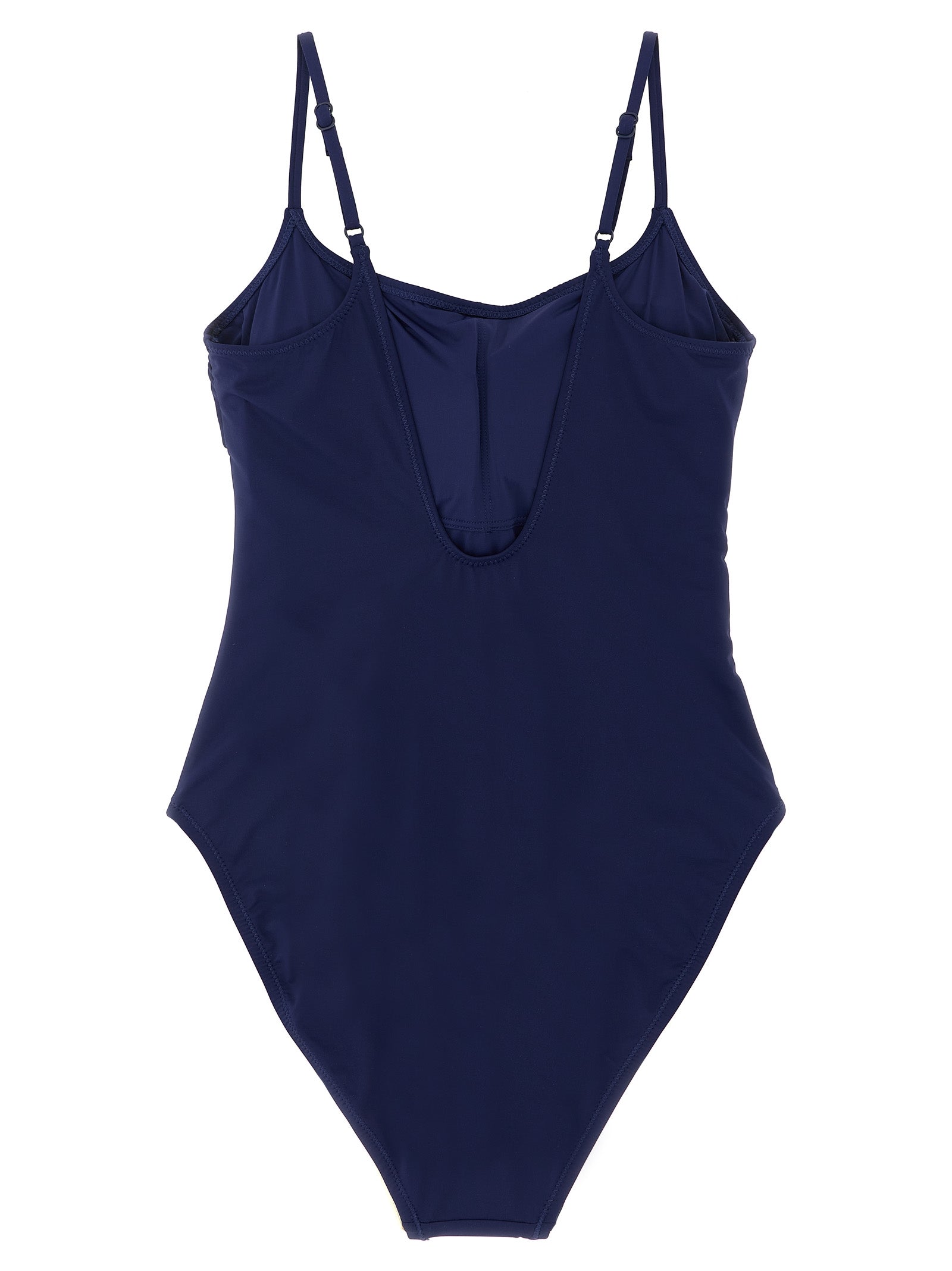 Polo Ralph Lauren Blue Nylon One-Piece Swimsuit