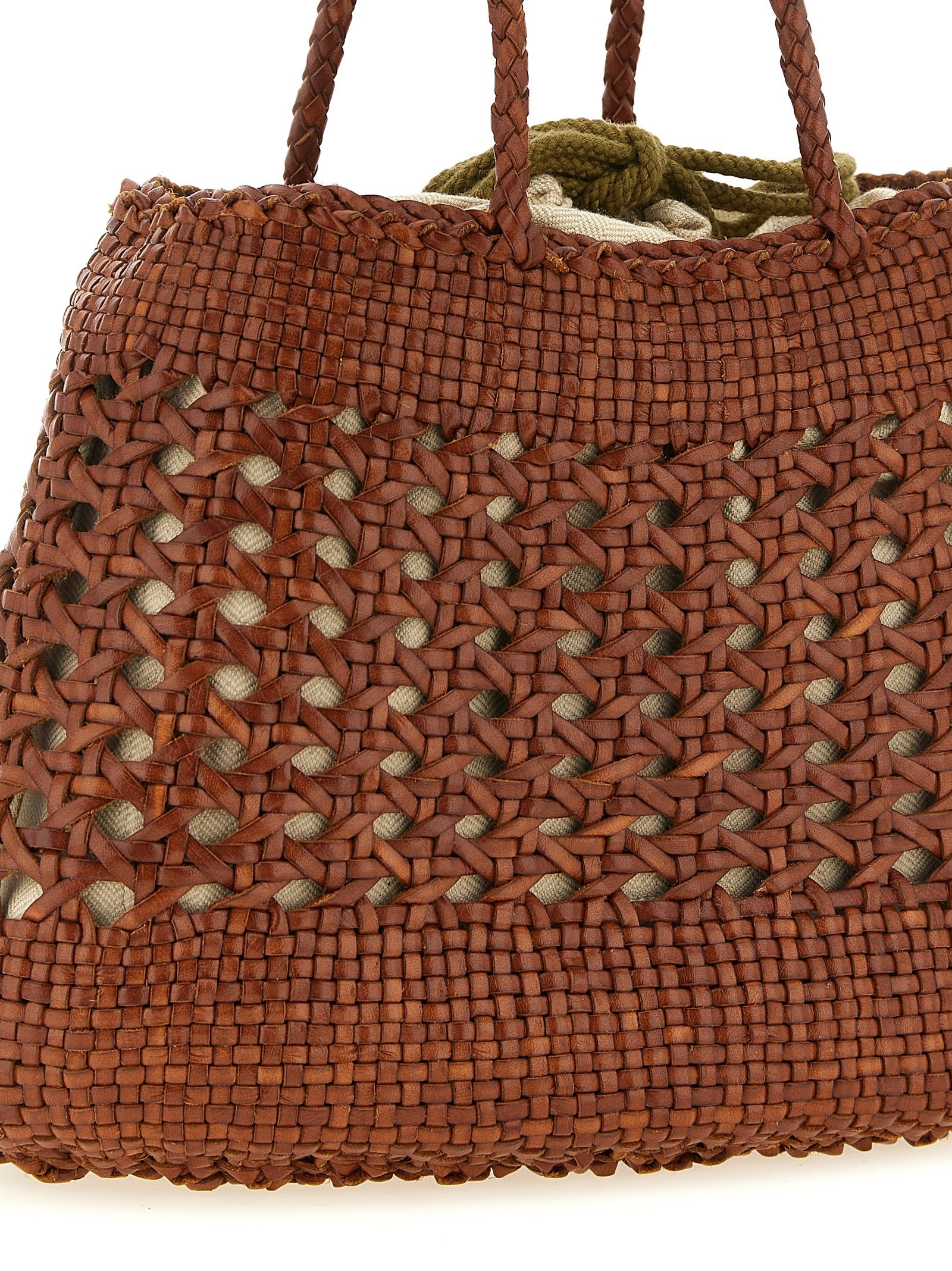 Dragon Diffusion Brown Calfskin Handbag