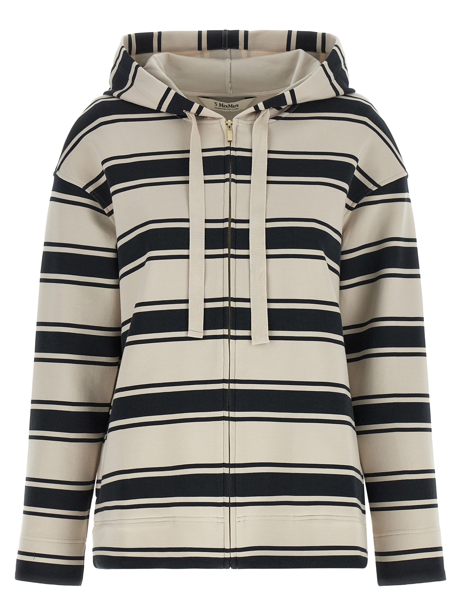 'S Max Mara Blue Cotton Hoodie