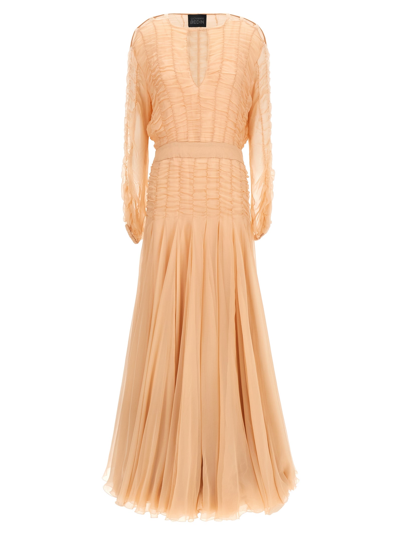 Giovanni Bedin Multicolor Cotton Long Dress