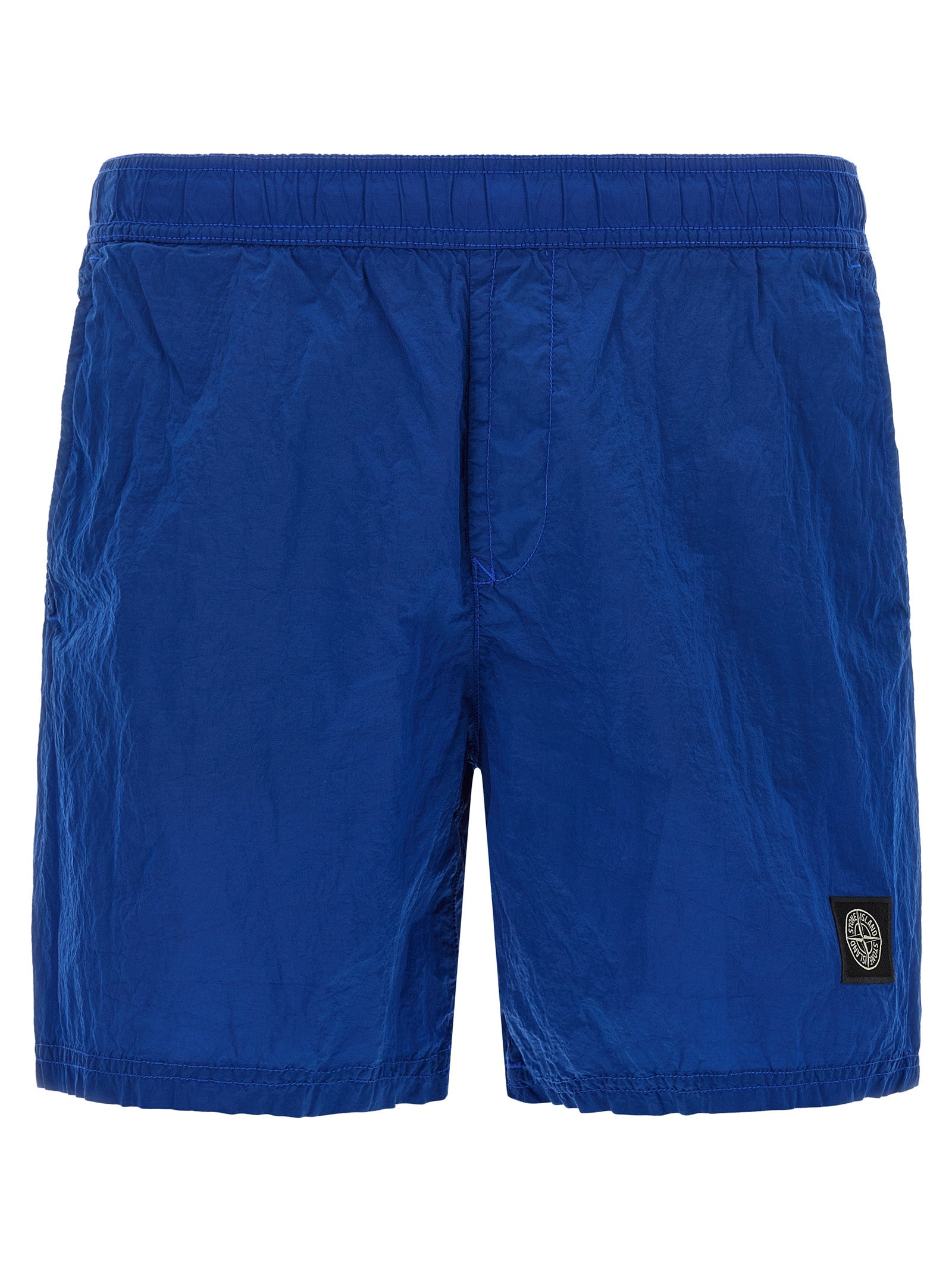 Stone Island Blue Polyamide Swim Shorts
