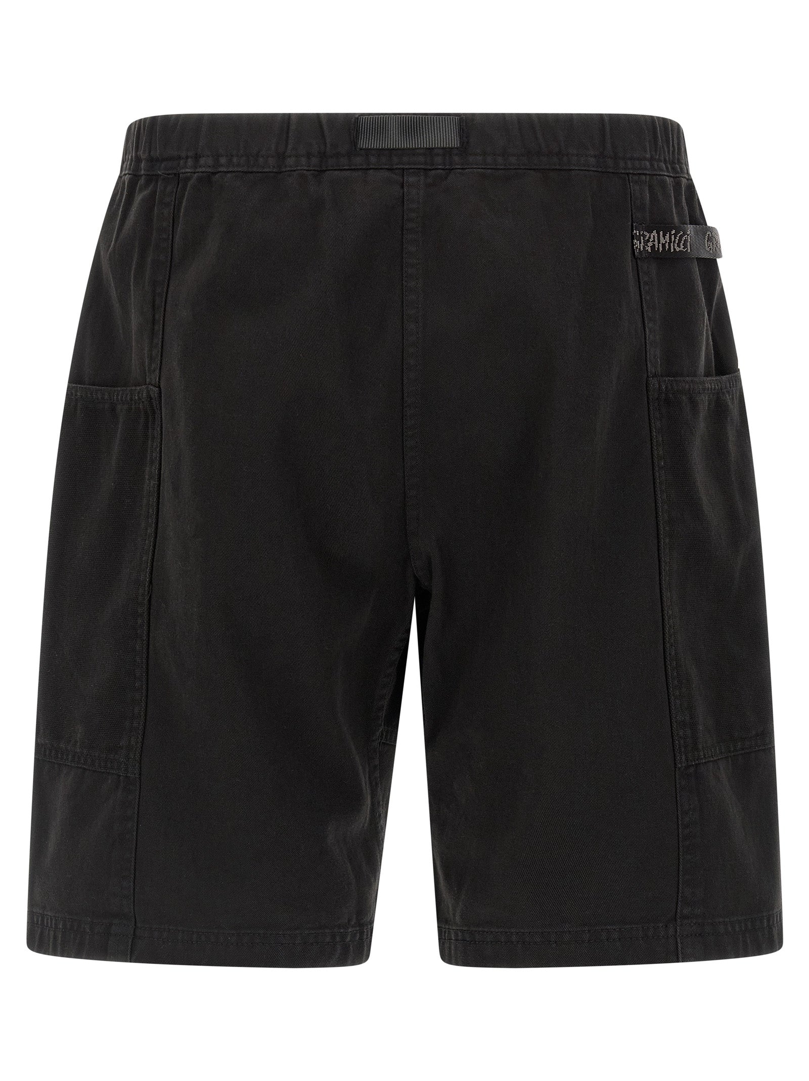 Gramicci Black Cotton Bermuda Shorts