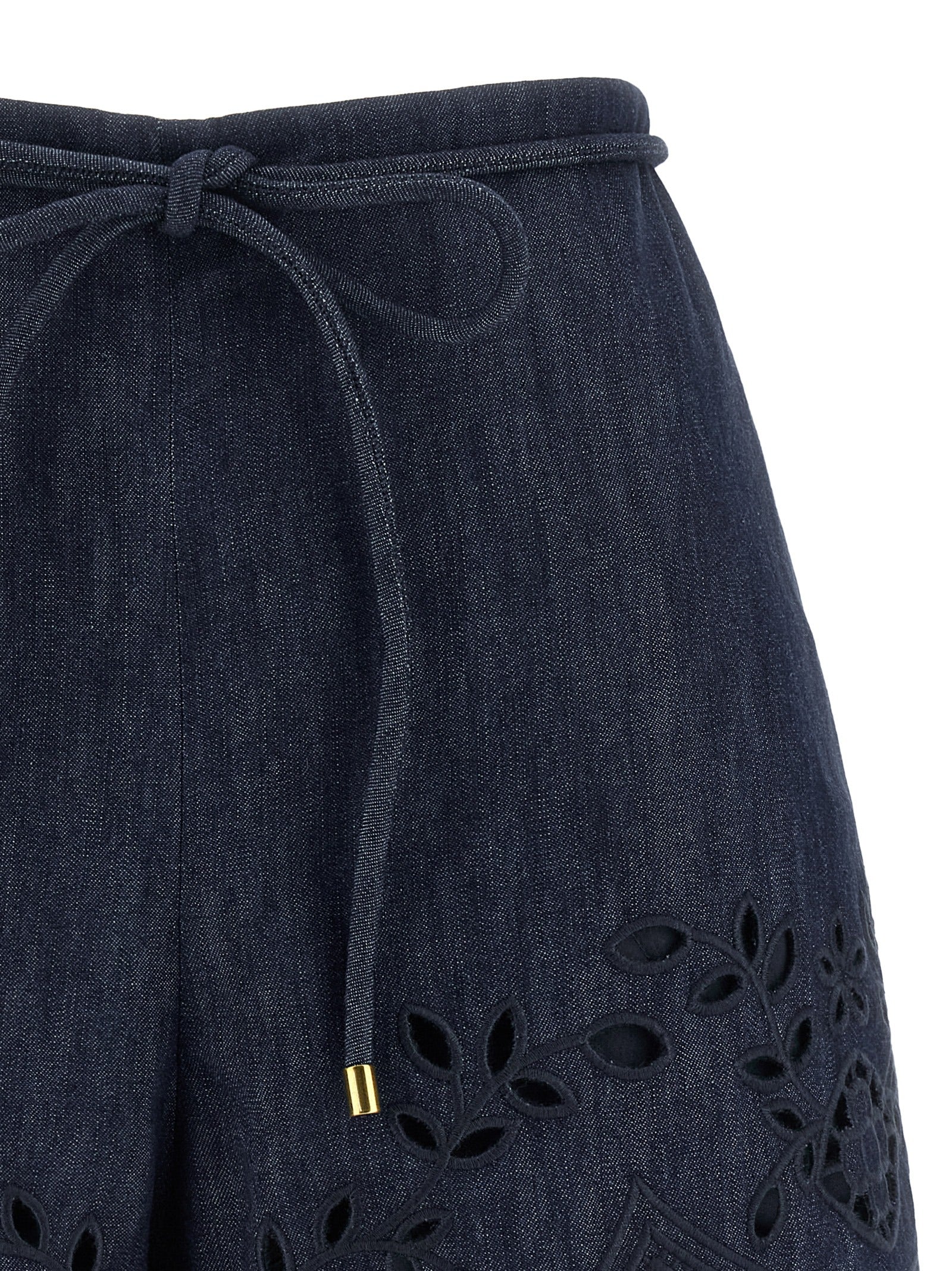Zimmermann Blue Cotton Bermuda Shorts