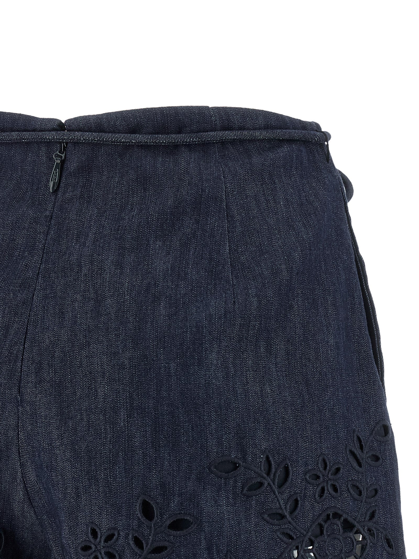 Zimmermann Blue Cotton Bermuda Shorts