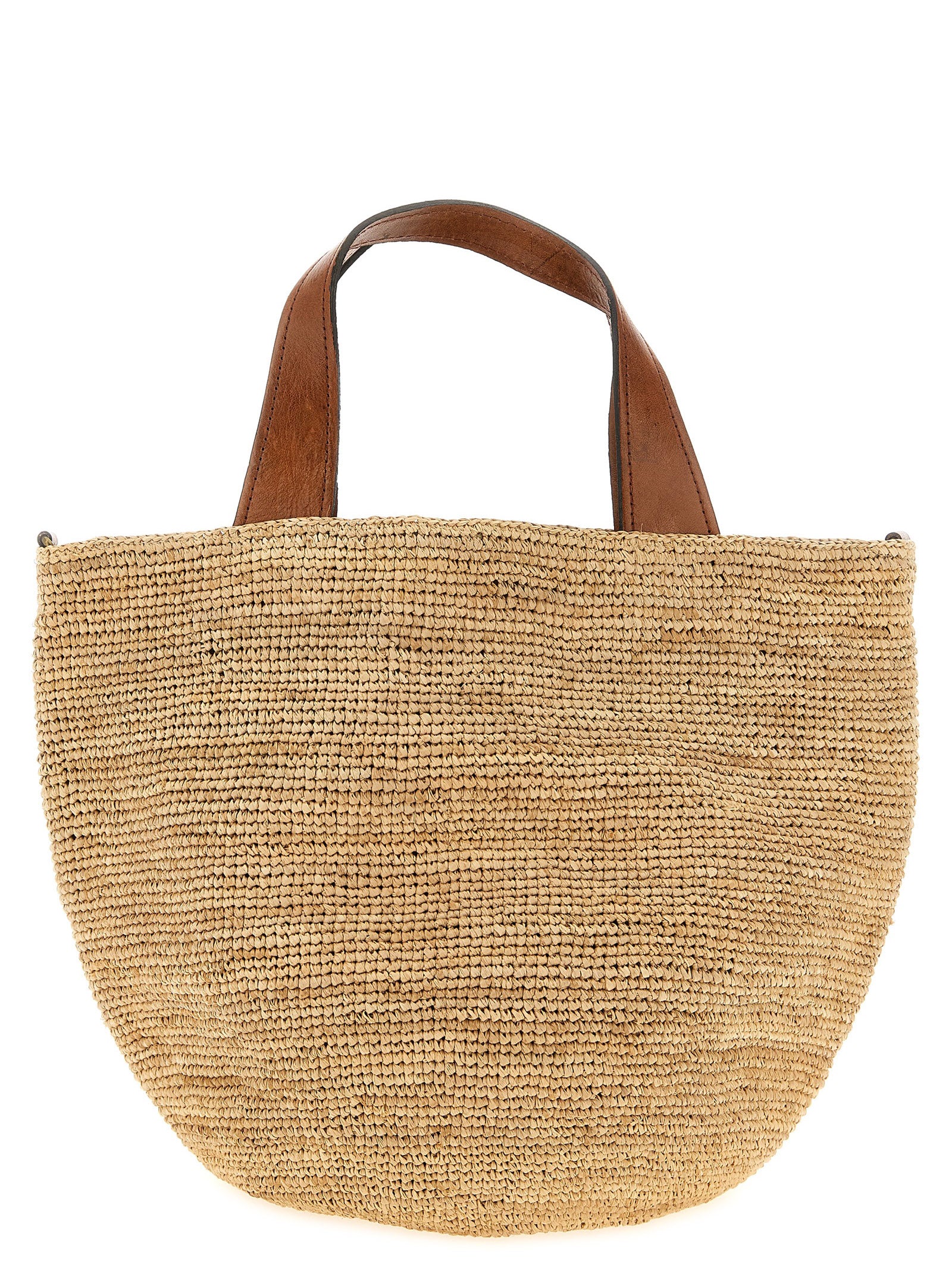 Ibeliv Beige Raffia Handbag