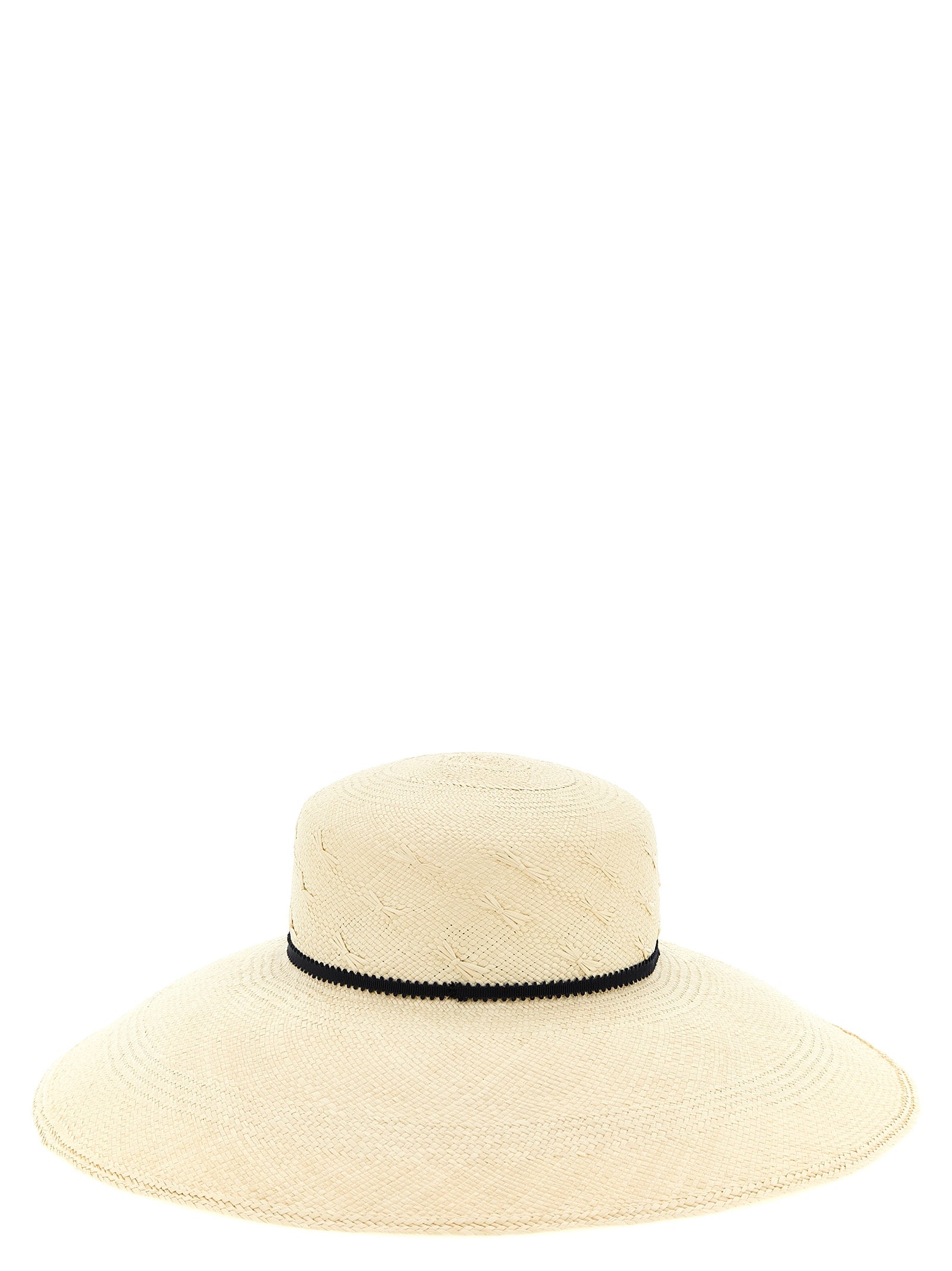 Maison Michel Beige Fabric Sunhat