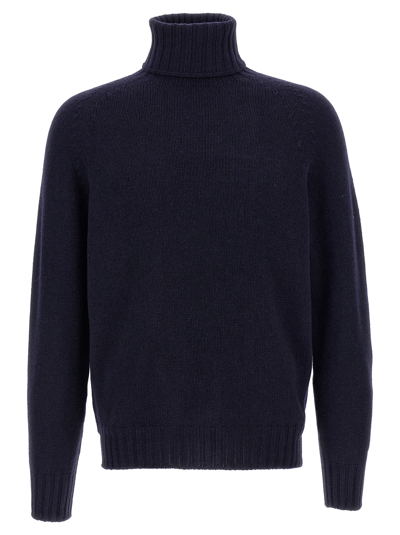 MA'RY'YA Blue Wool Cardigan