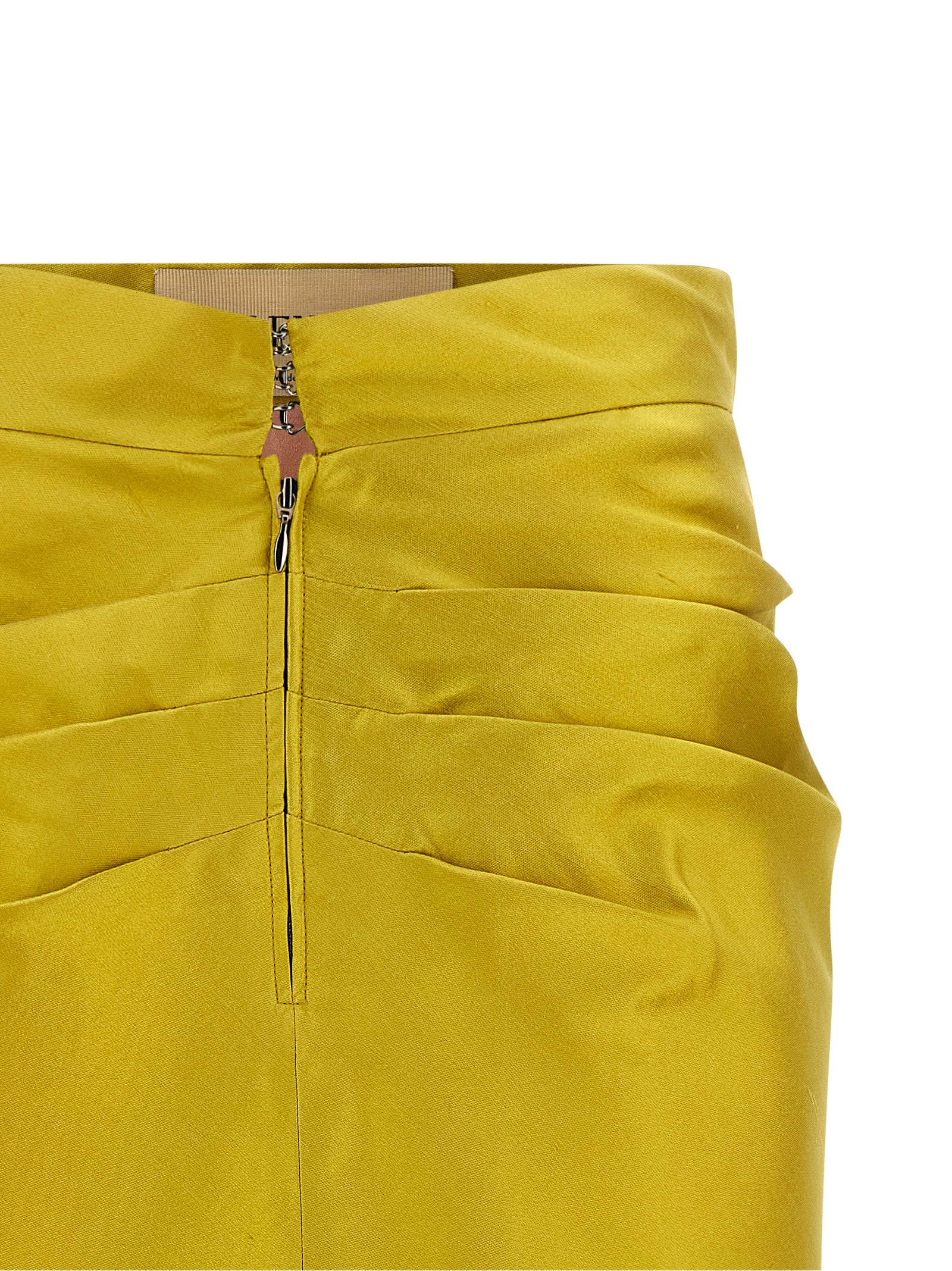 Valentino Garavani Bicolor Silk Midi Skirt