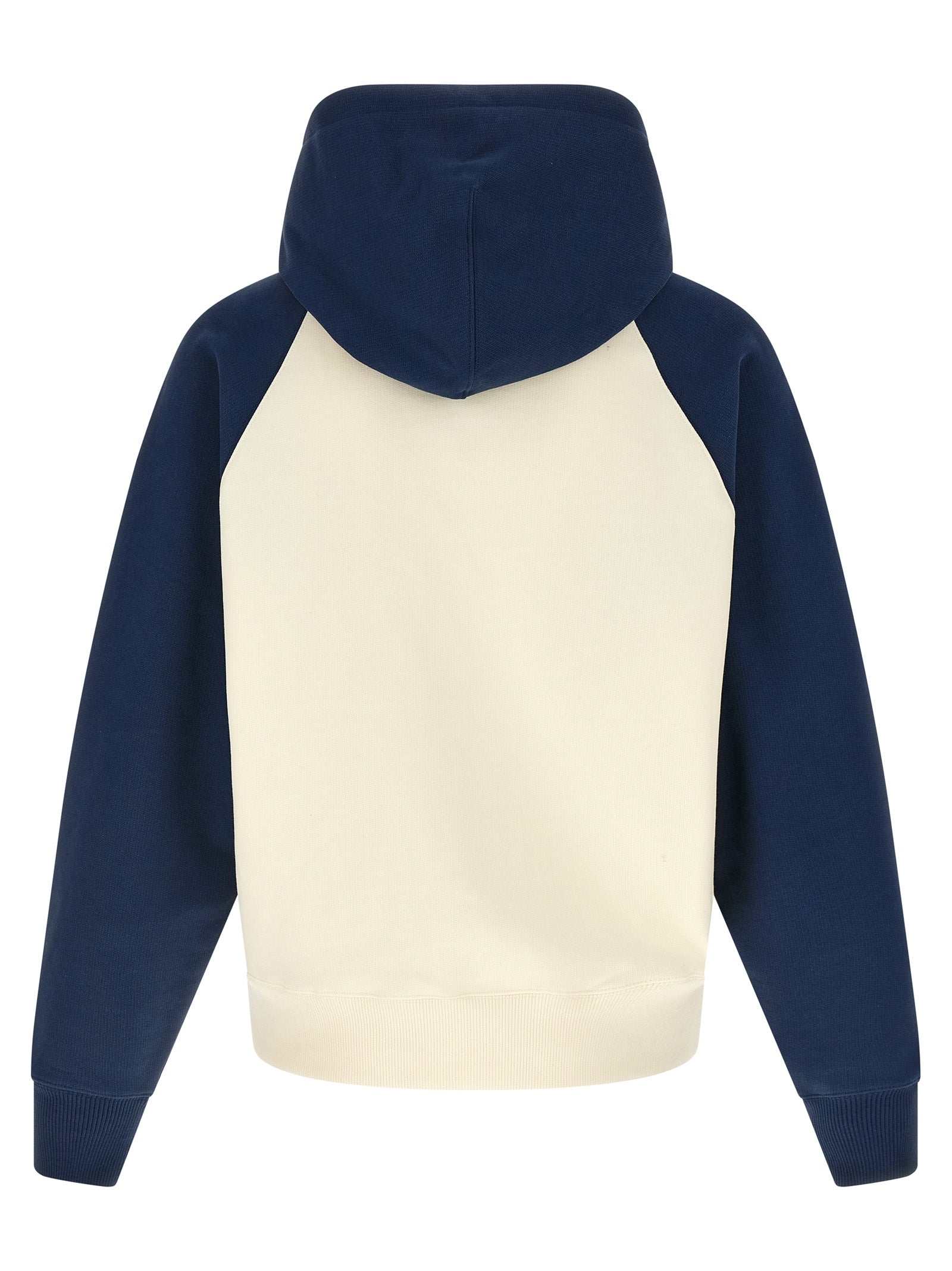 Ami Paris Blue Cotton Sweatshirt