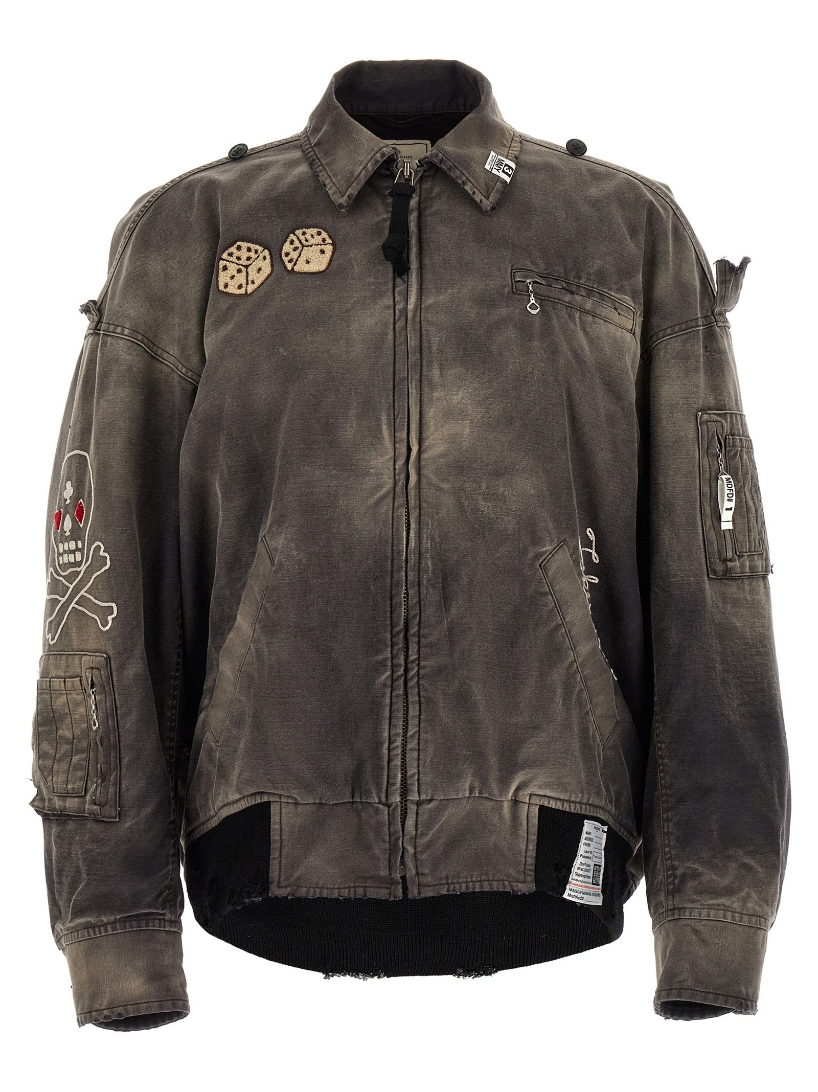 Maison Mihara Yasuhiro Black Cotton Bomber