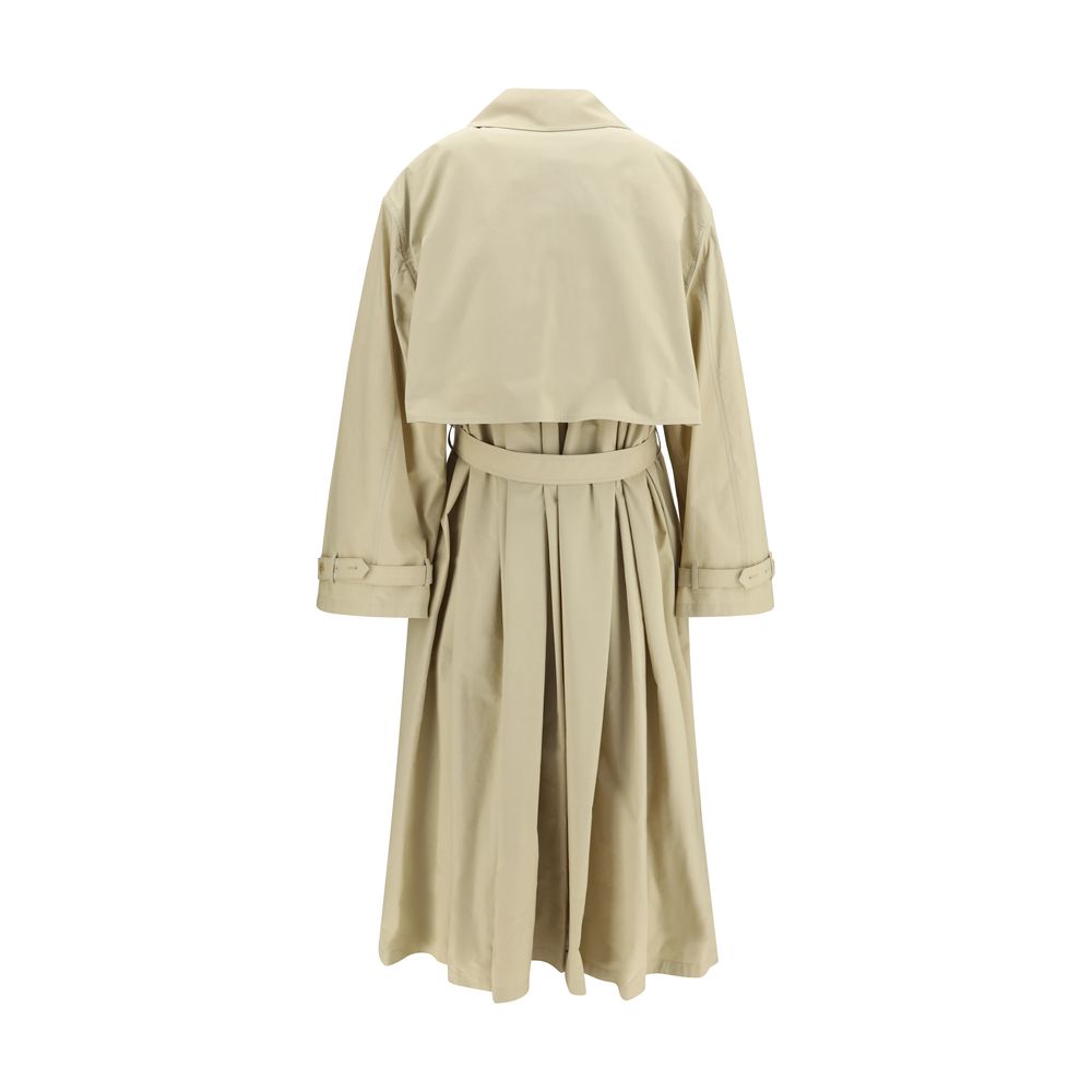 Calvin Klein Beige Cotton Coat