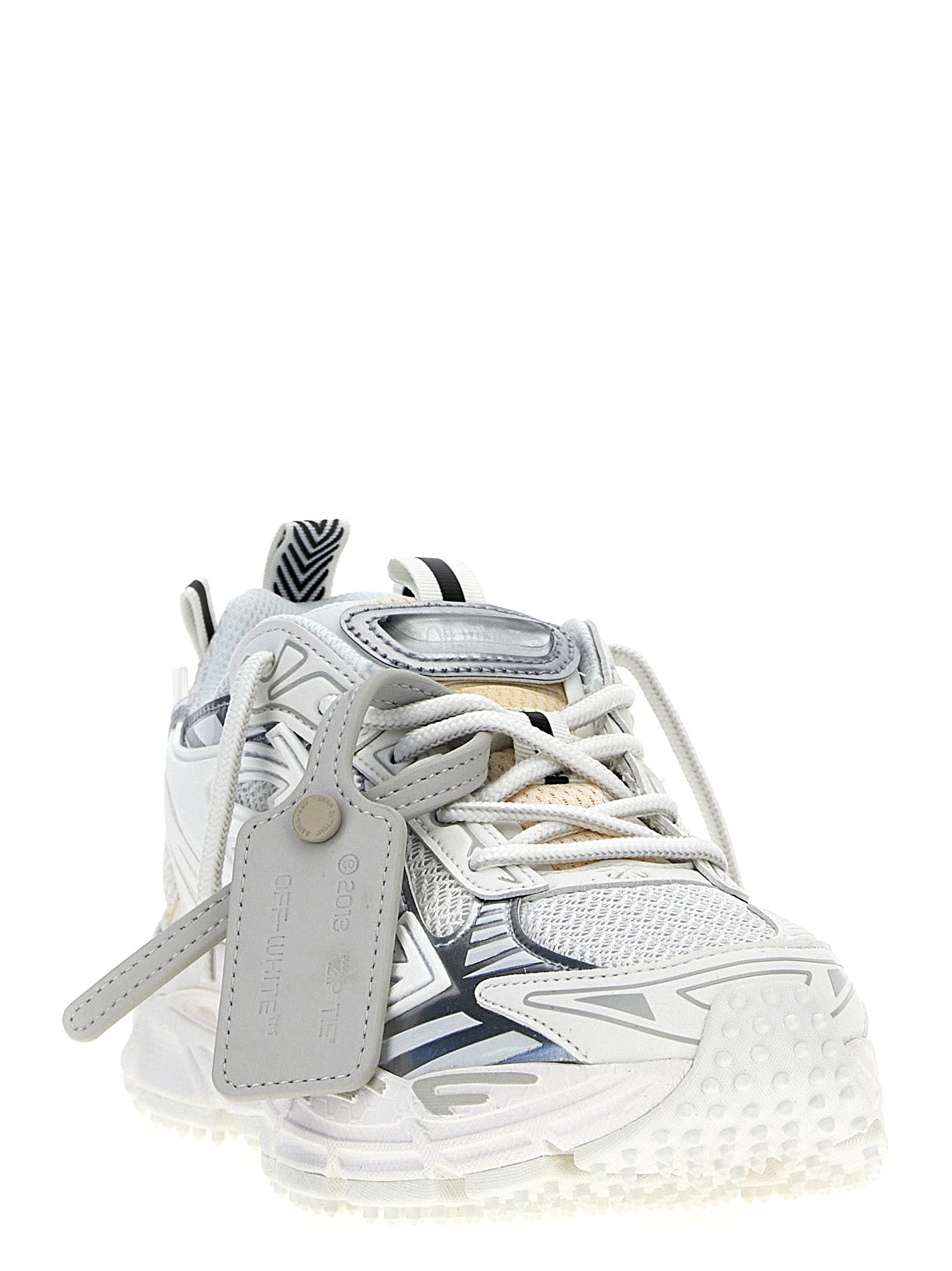 Off-White White Polyethylene Athletic Sneakers