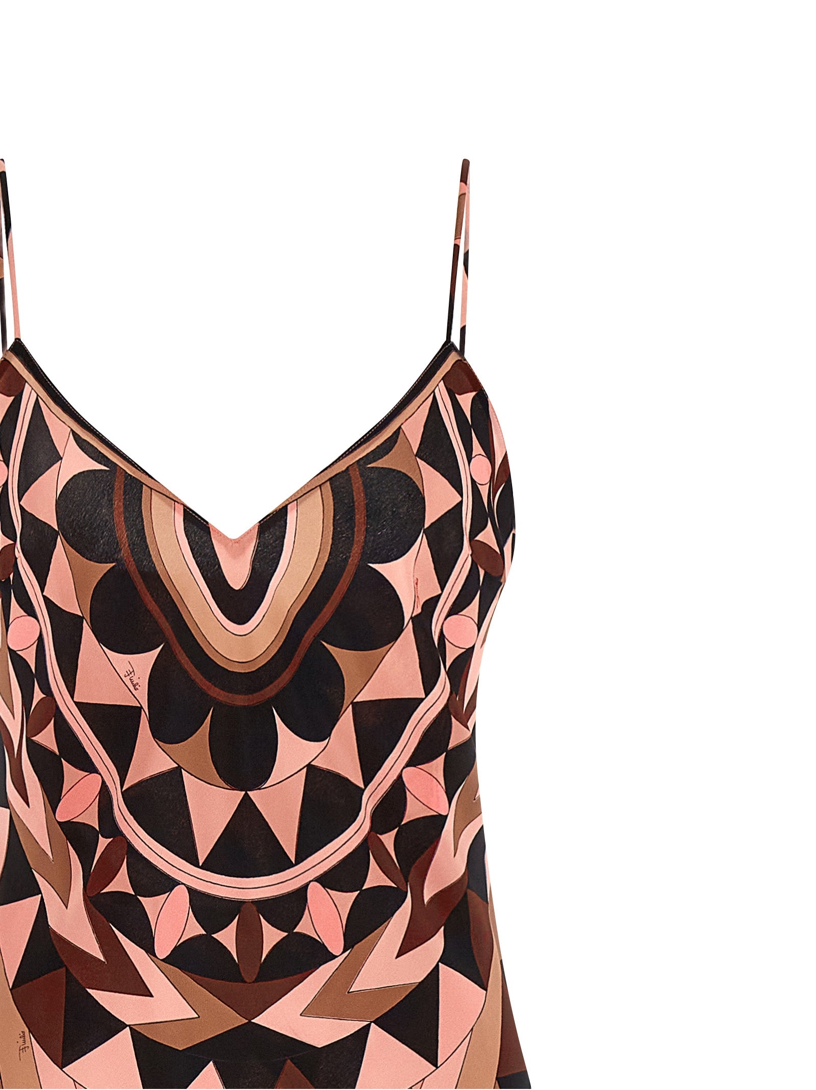 Emilio Pucci Multicolor Silk Long Dress