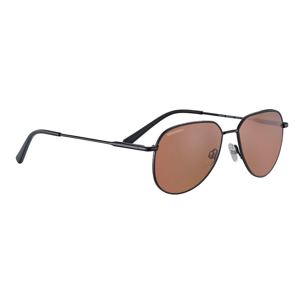 Serengeti Black Plastic Sunglasses