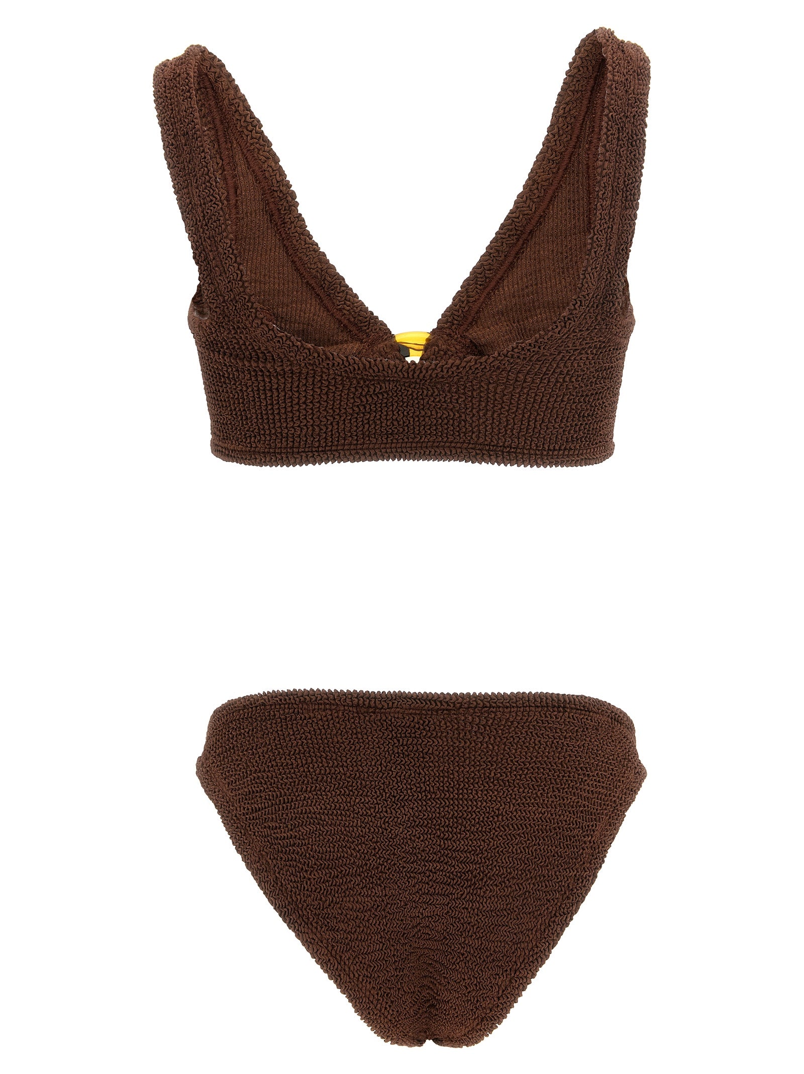 Hunza G Brown Polyamide Bikini