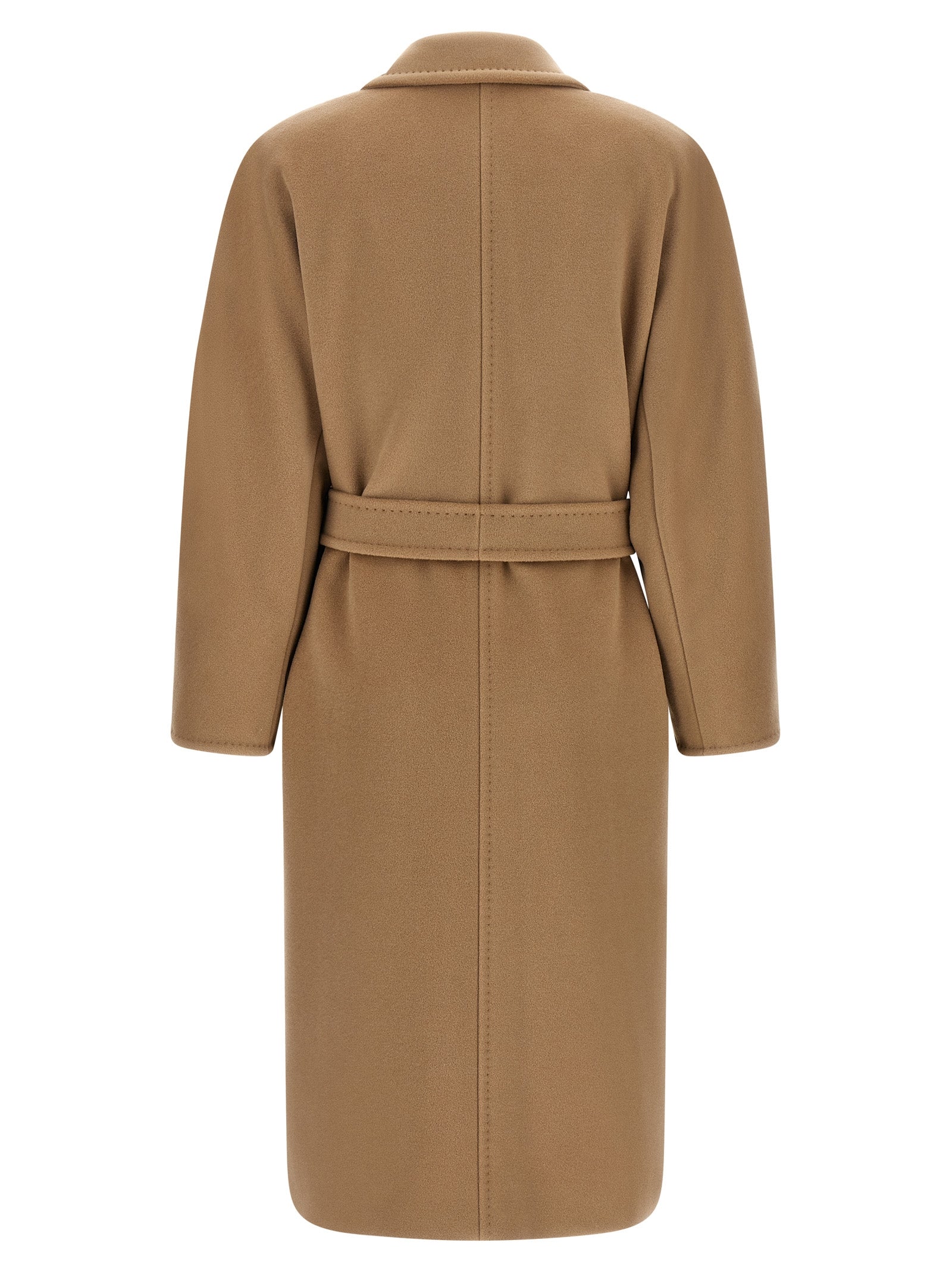 Max Mara Beige Virgin Wool Coat