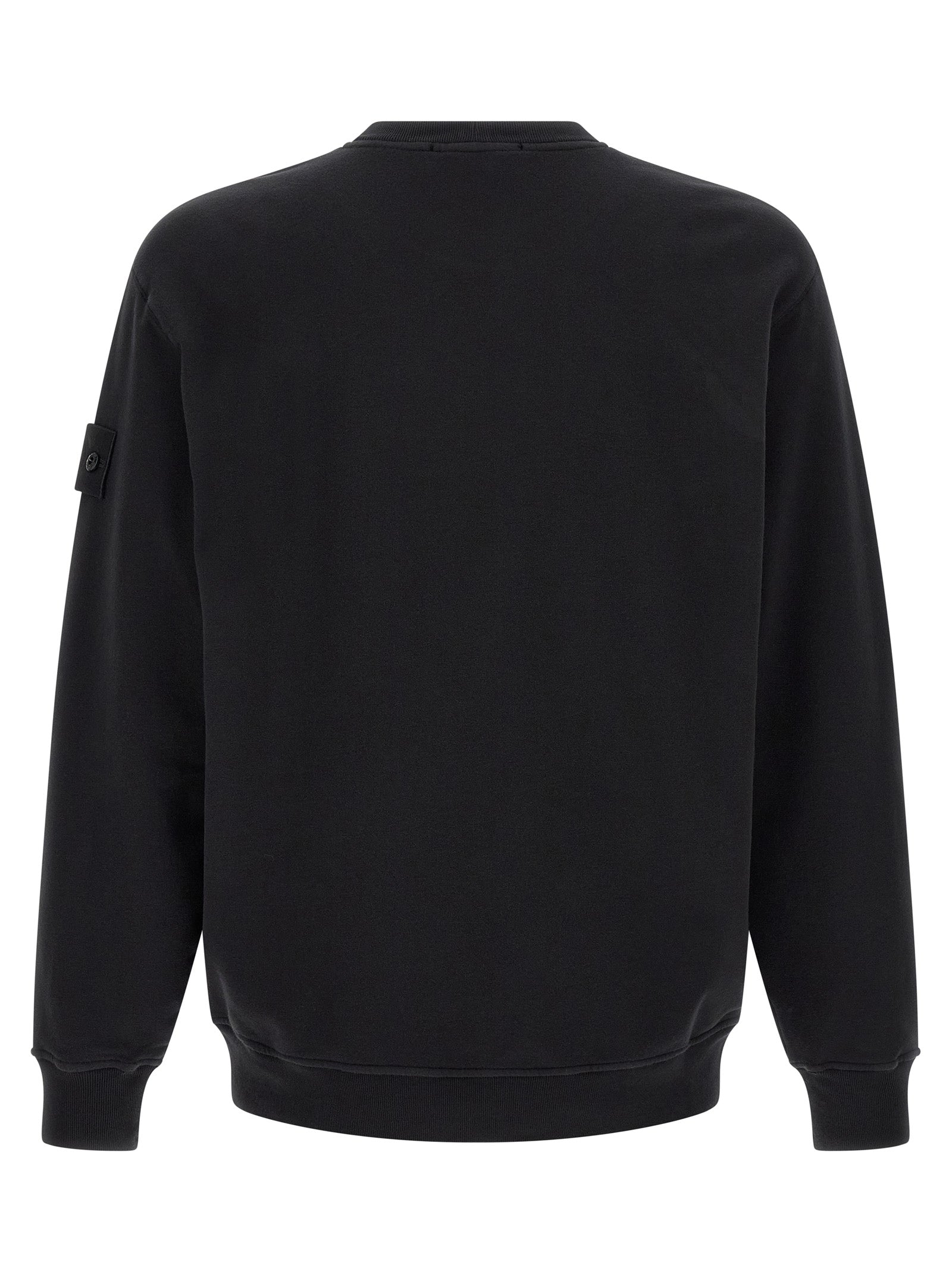 Stone Island Black Cotton Sweatshirt