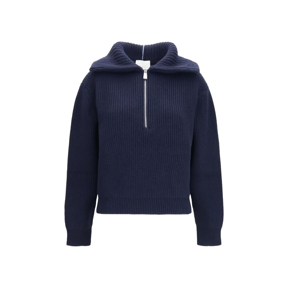 Malo Blue Cashmere Polo Shirt