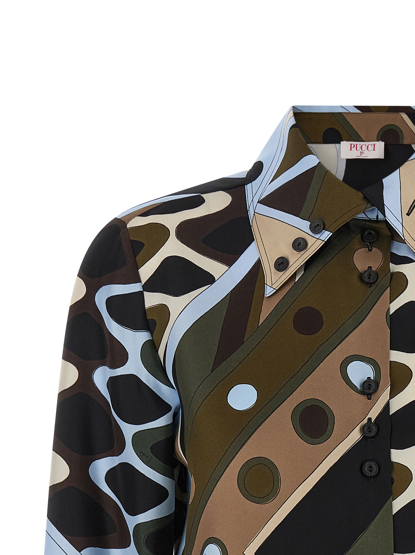 Emilio Pucci Multicolor Silk Blouse