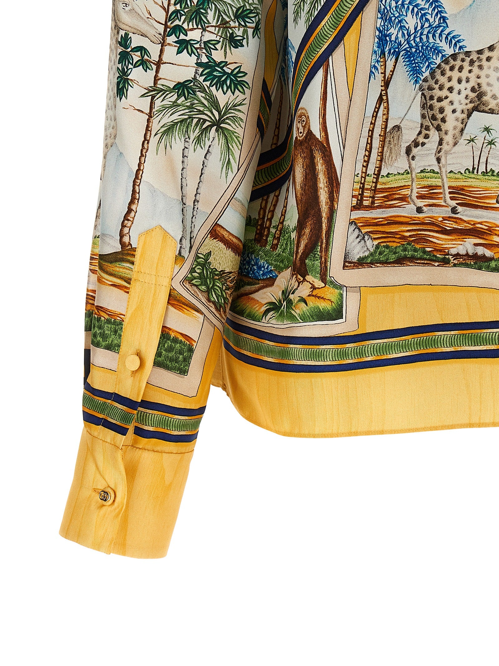 Gucci Multicolor Silk Blouse