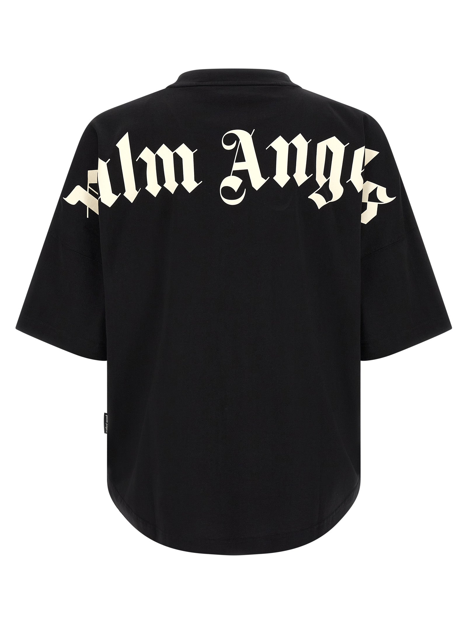 Palm Angels Black Cotton T-Shirt