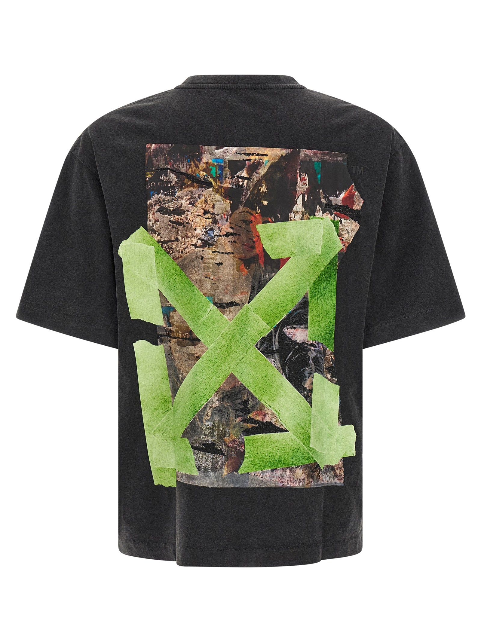 Off-White Black Cotton T-Shirt