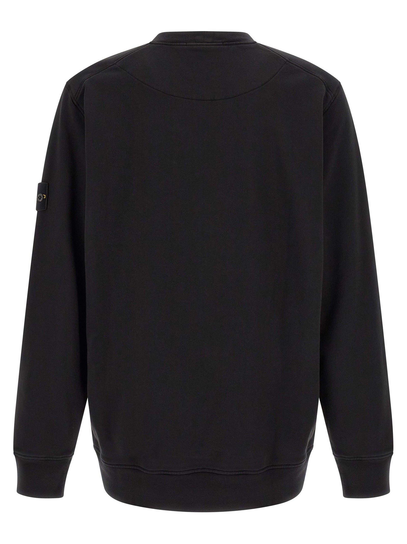 Stone Island Black Cotton Sweatshirt