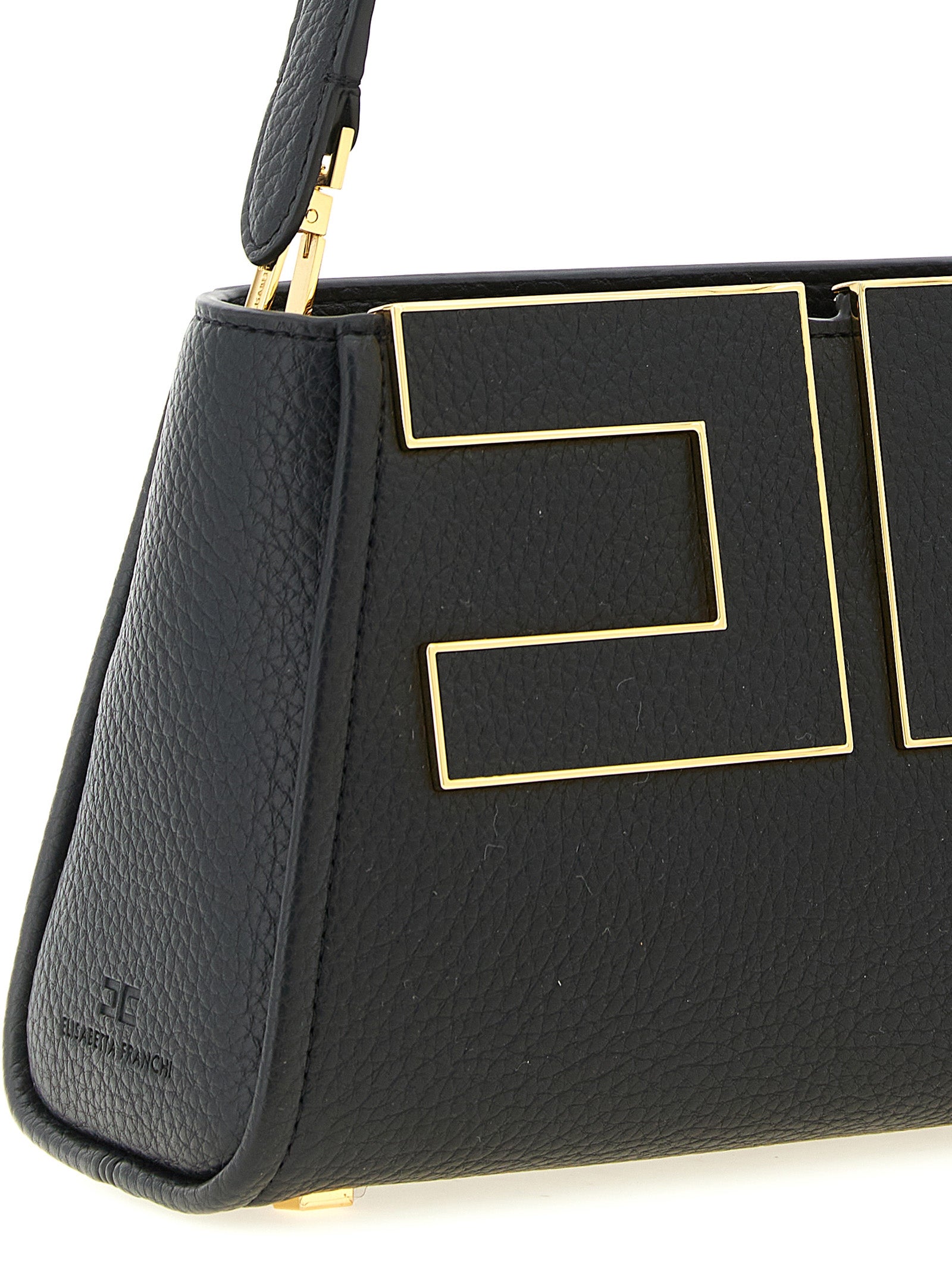 Elisabetta Franchi Black Polyester Handbag