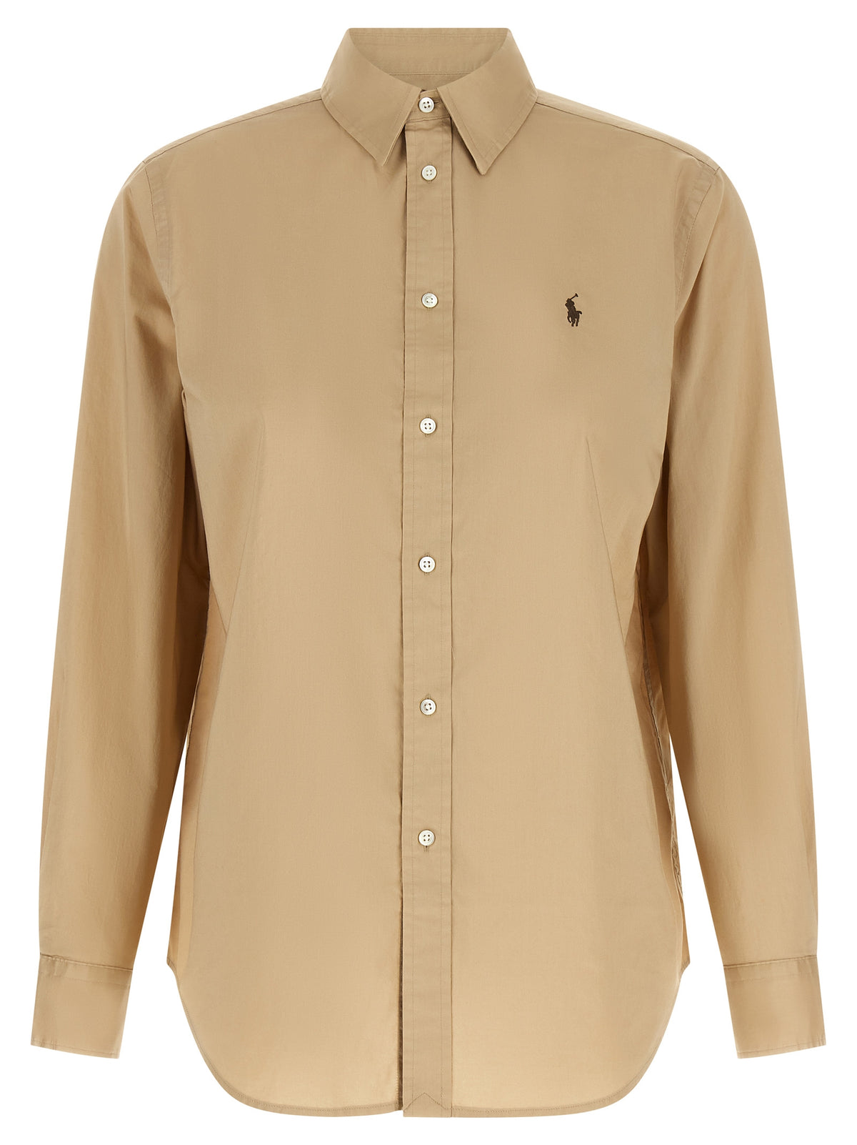 Polo Ralph Lauren Beige Cotton Blouse