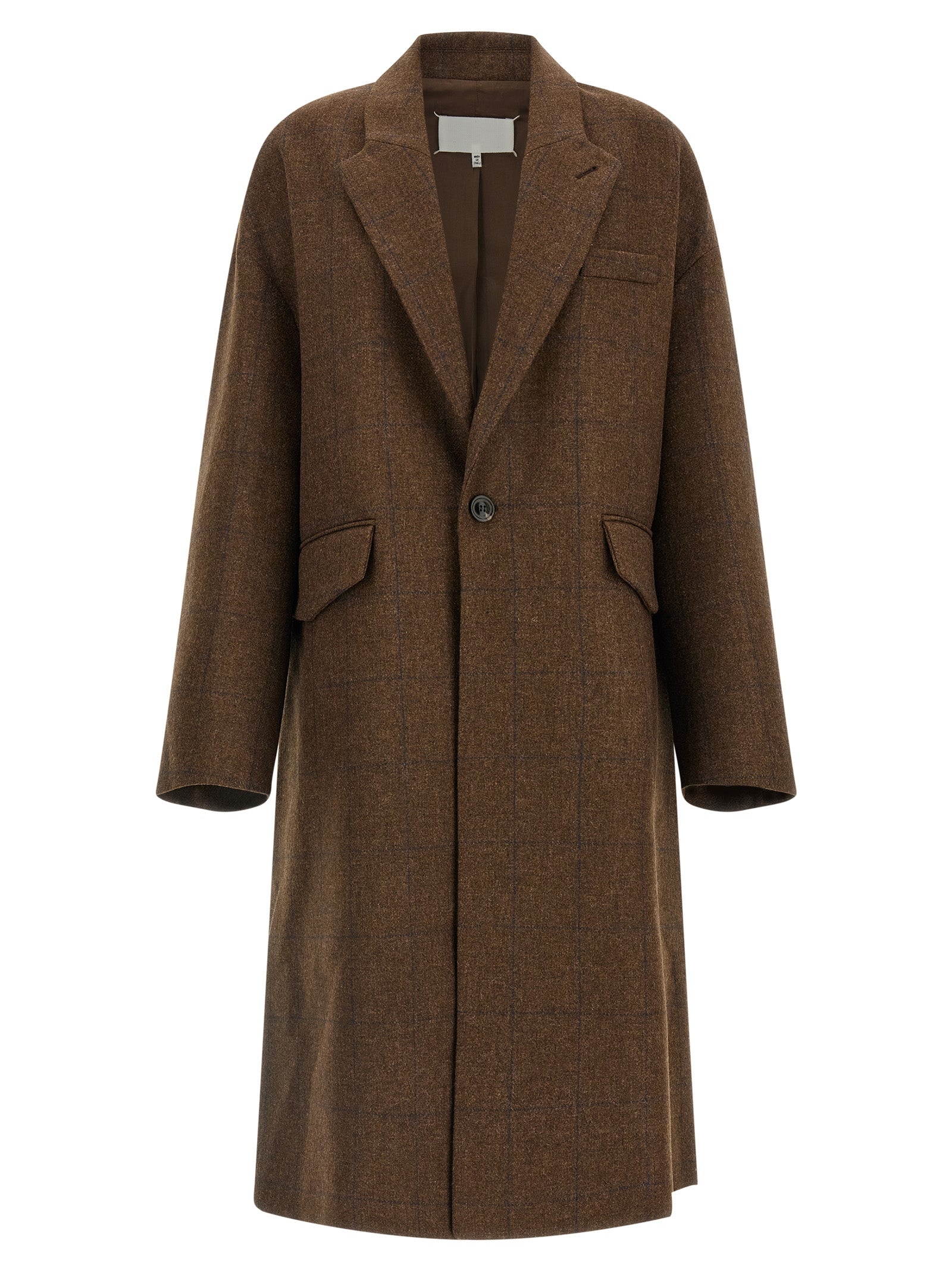 Maison Margiela Brown Wool Coat