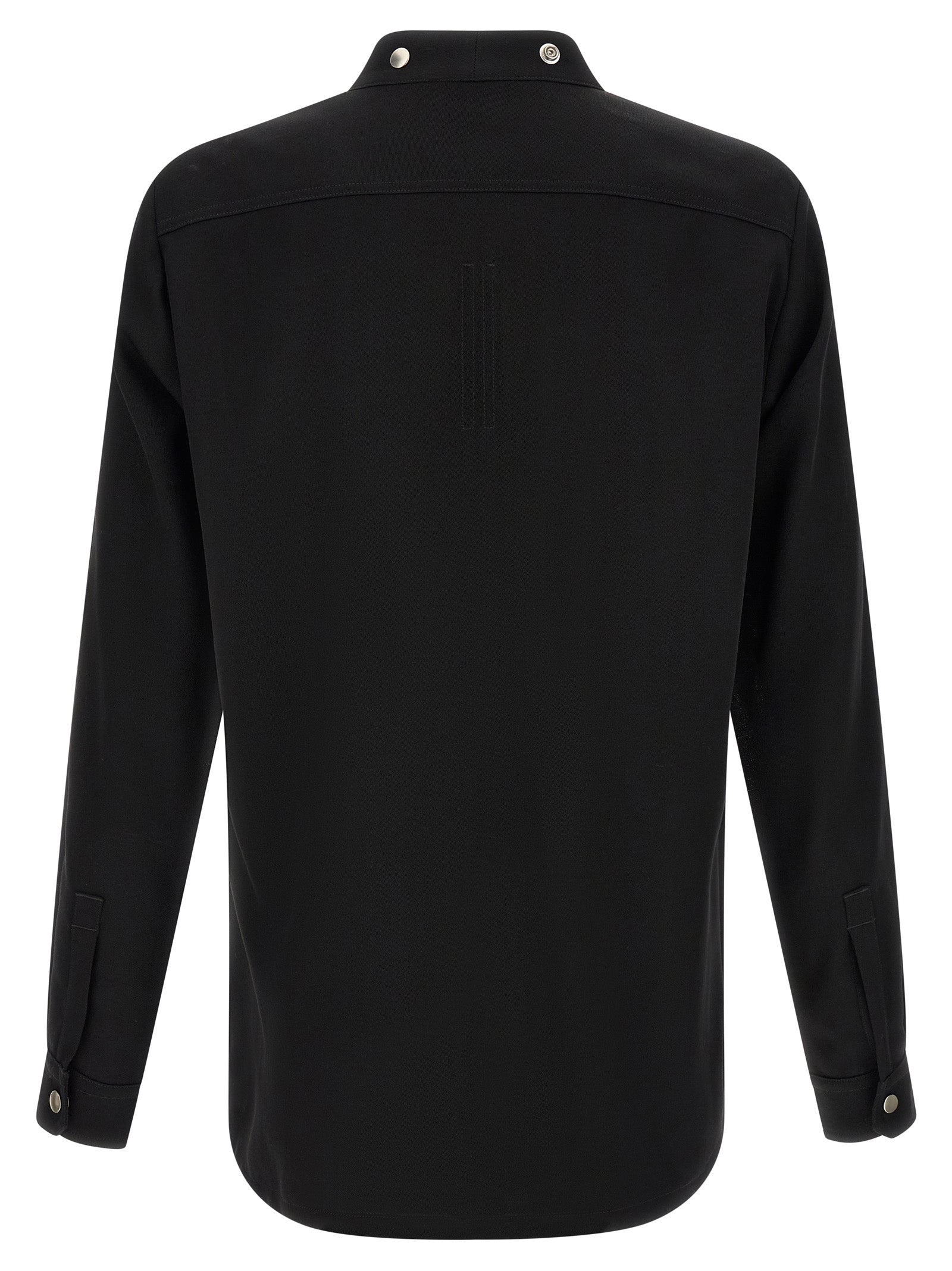 Rick Owens Black Cotton Blouse