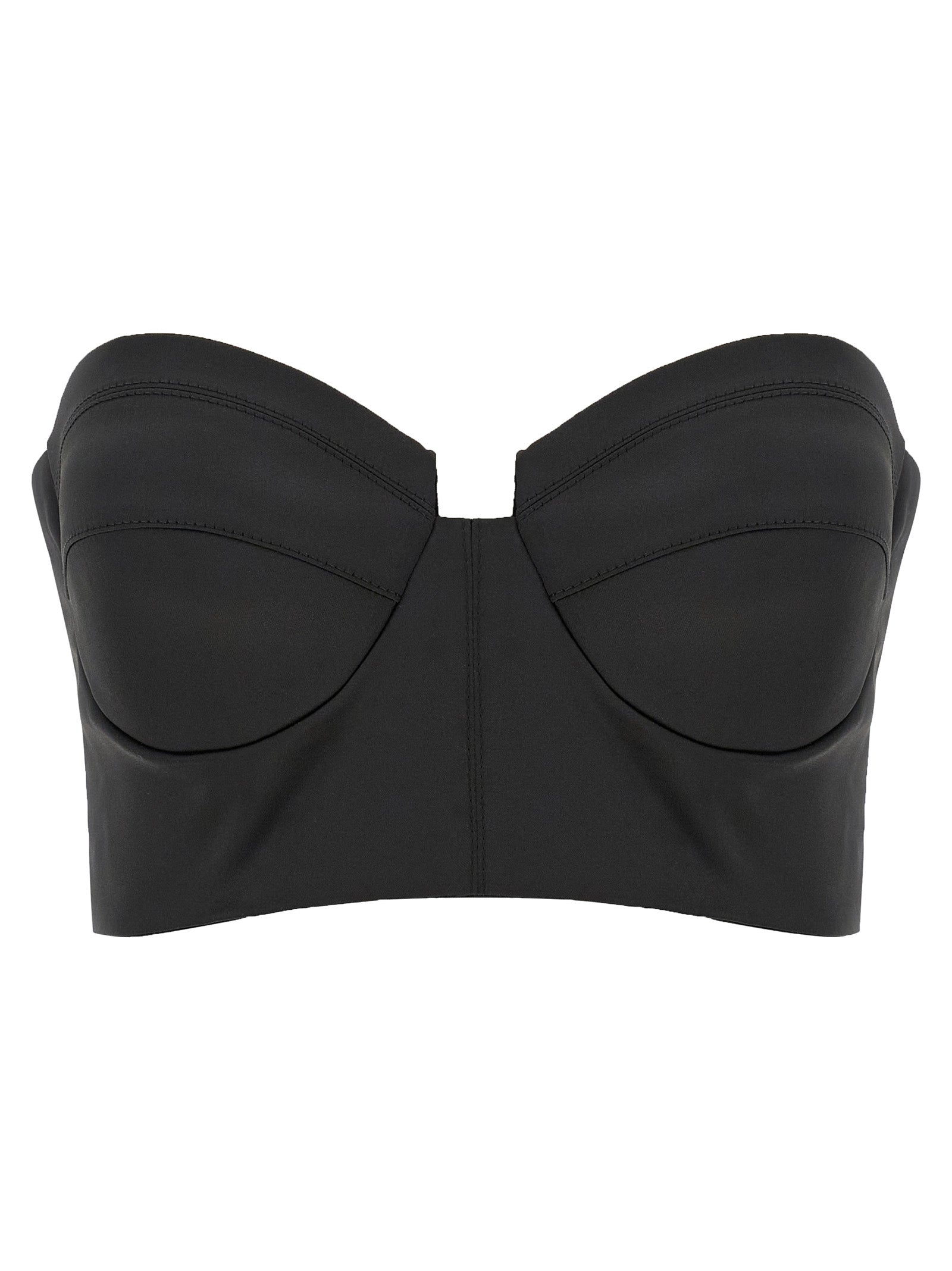 Elisabetta Franchi Black Polyester Tank Tops