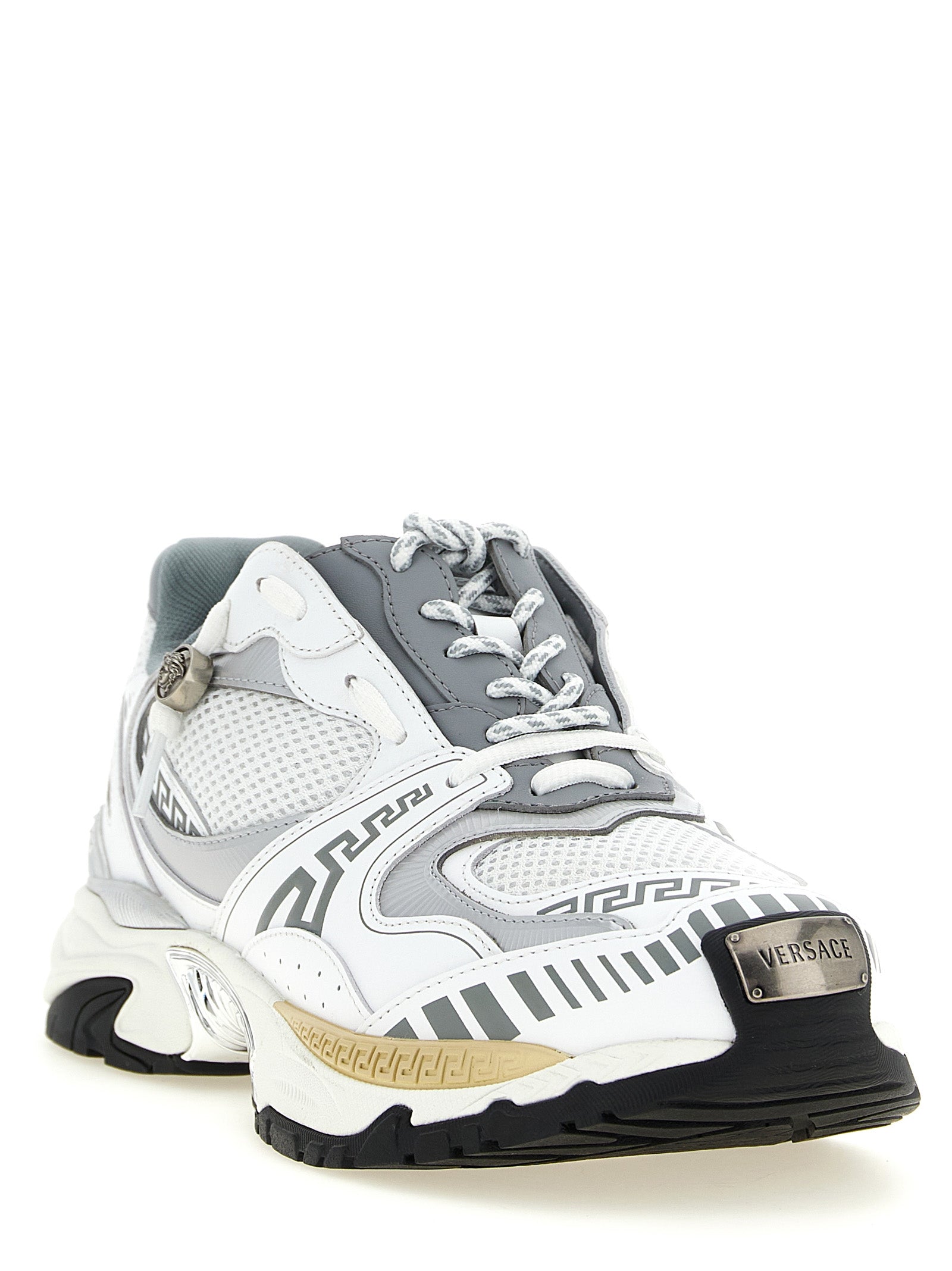 Versace Multicolor Calfskin Chunky Sneakers