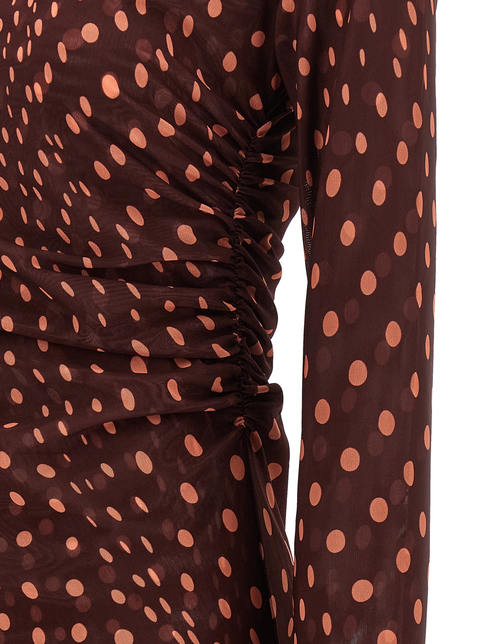 Stella McCartney Bordeaux Polyamide Long Dress