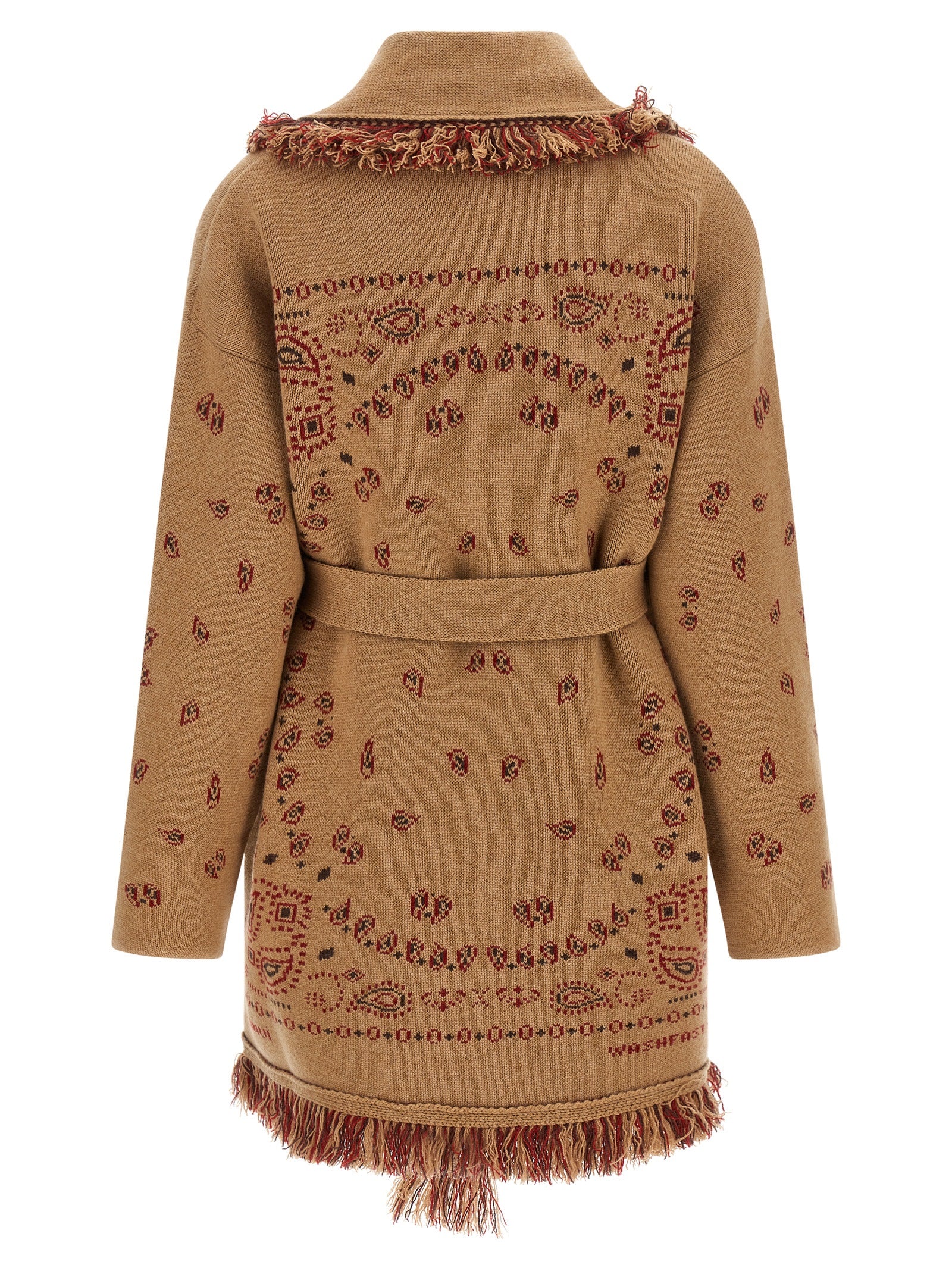 Alanui Beige Cashmere Cardigan