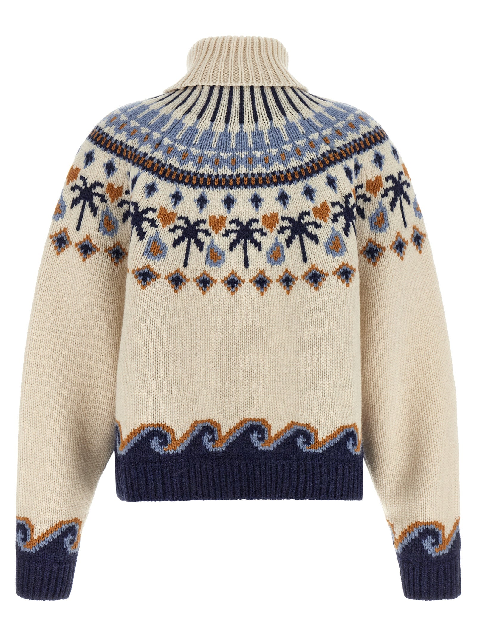 Alanui Multicolor Virgin Wool Cardigan