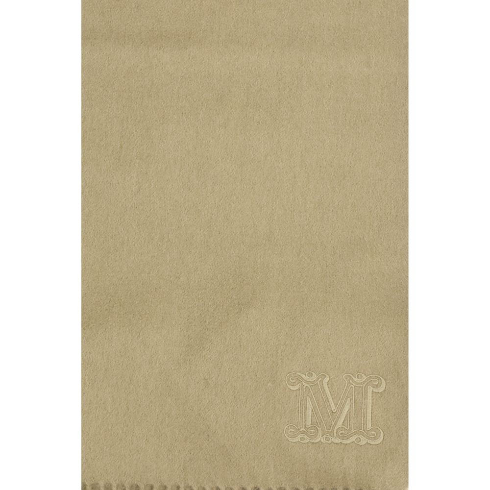Max Mara Beige Cashmere Scarf
