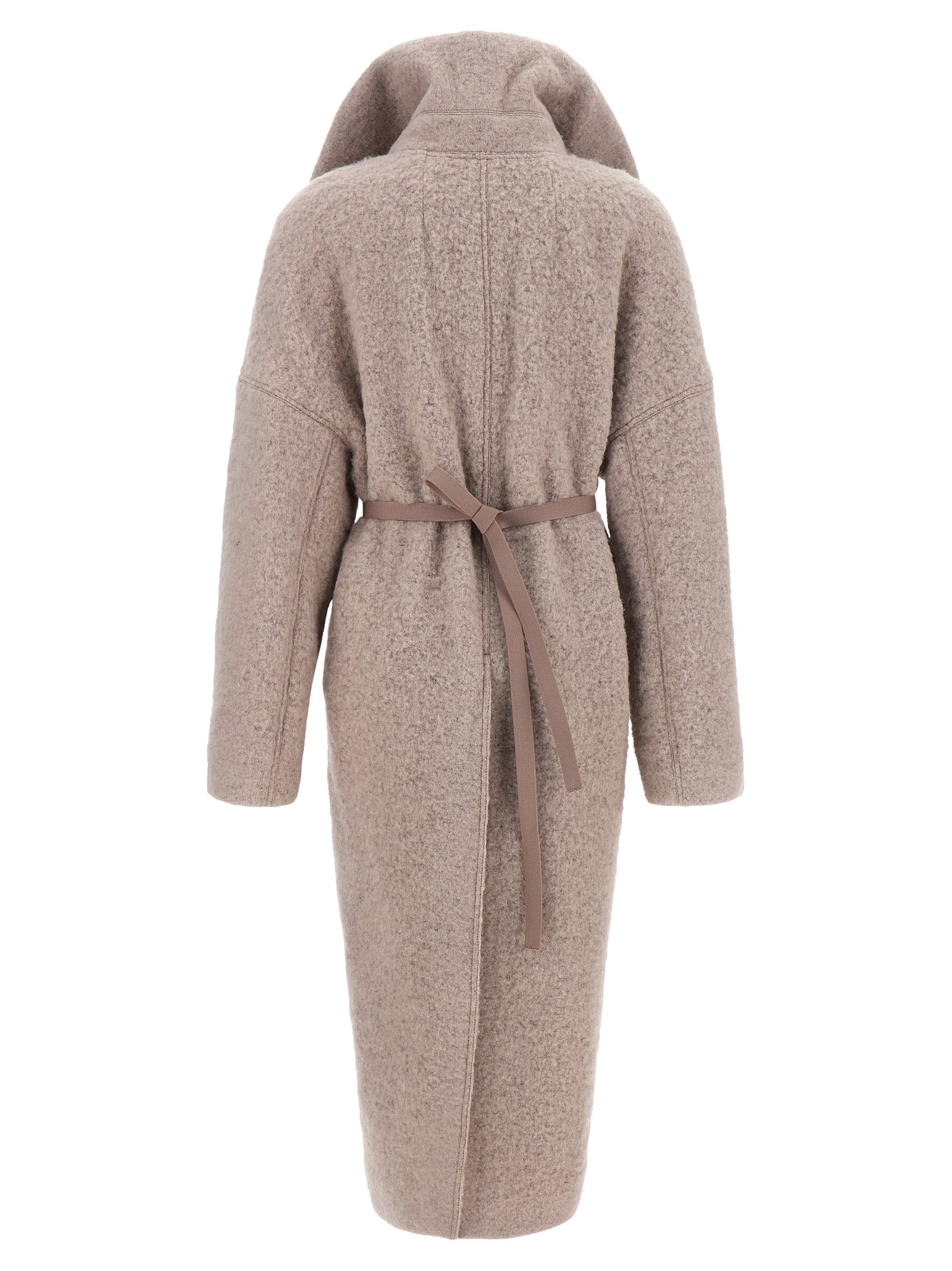 Rick Owens Multicolor Marabou Coat