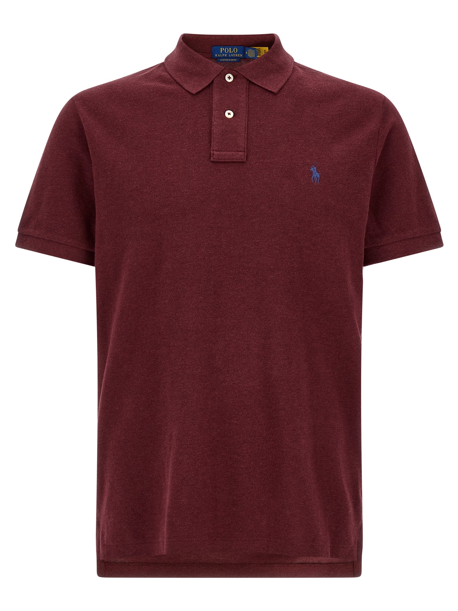 Polo Ralph Lauren Bordeaux Cotton Polo Shirt