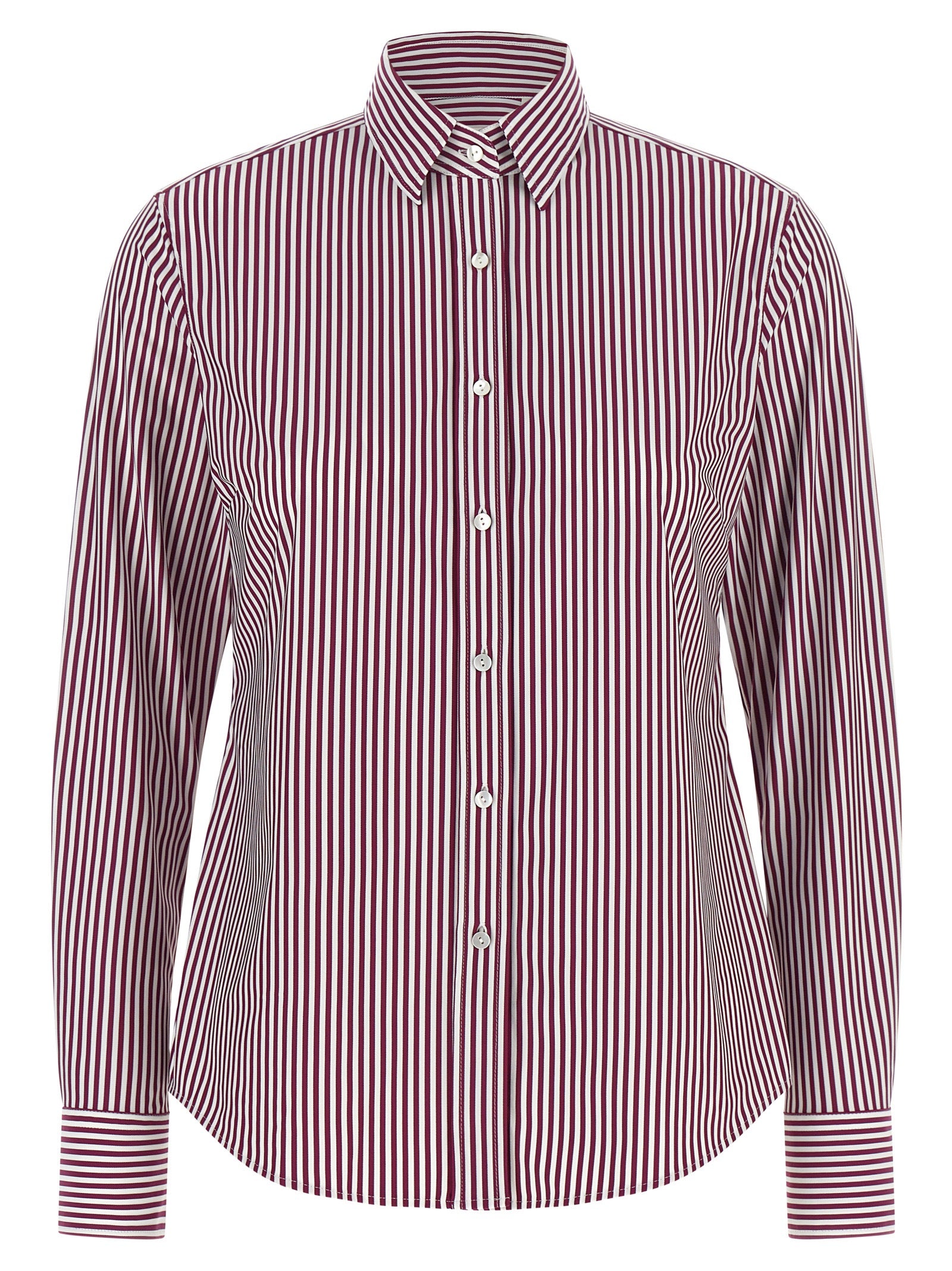 XACUS Bordeaux Polyamide Blouse