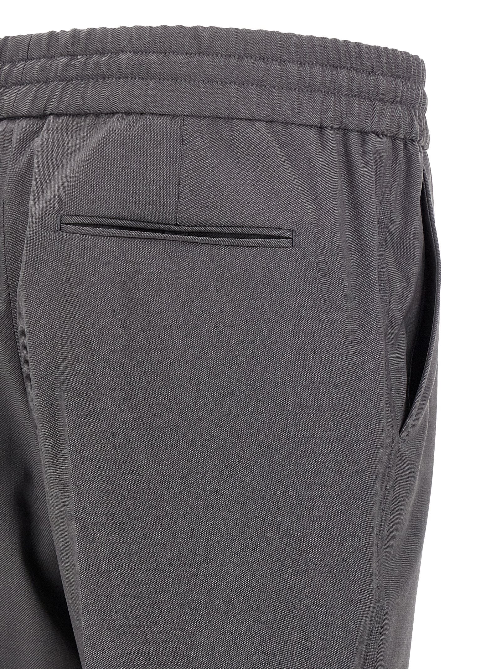 Brioni Gray Wool Casual Pants