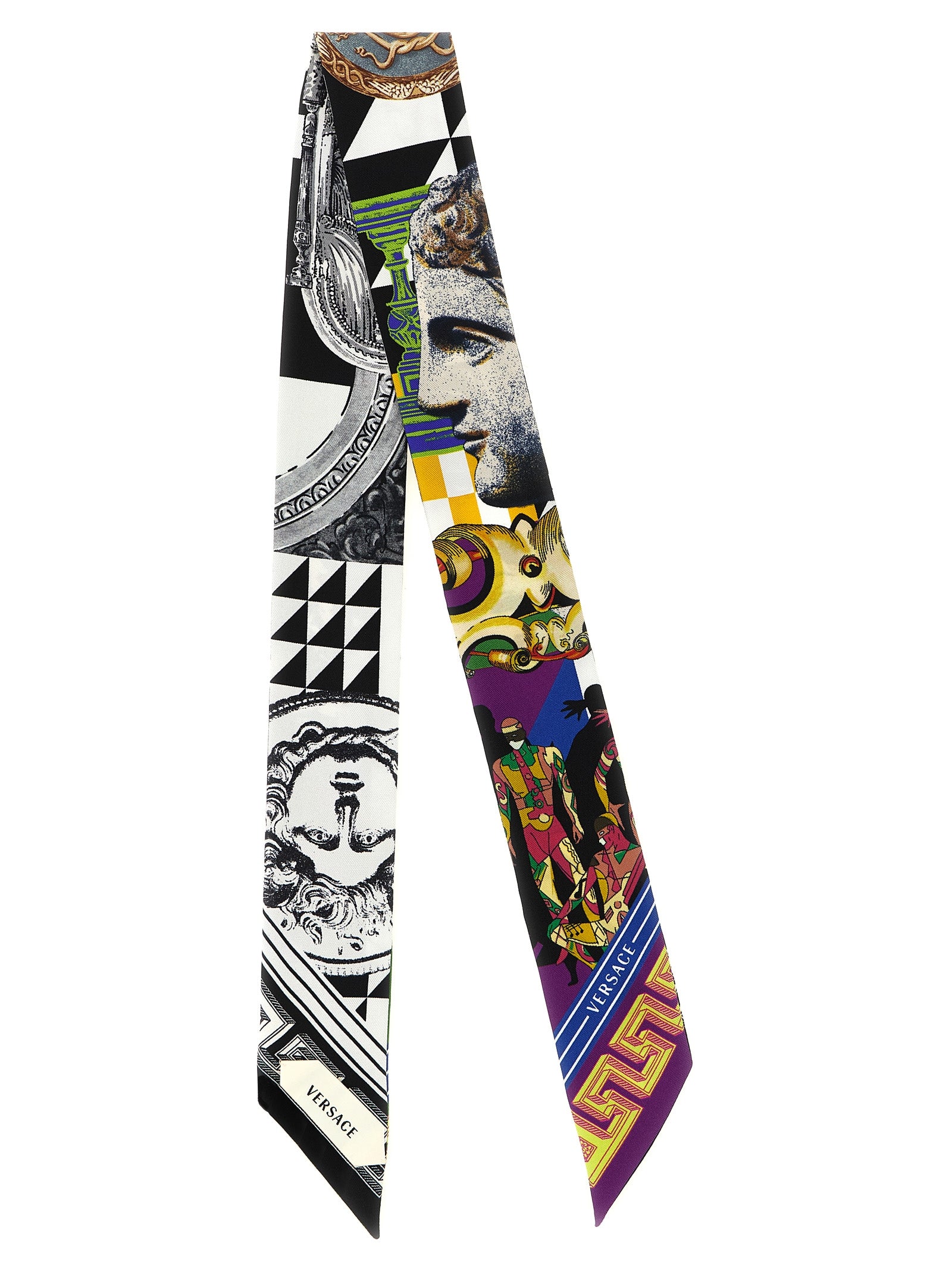Versace Multicolor Silk Foulard