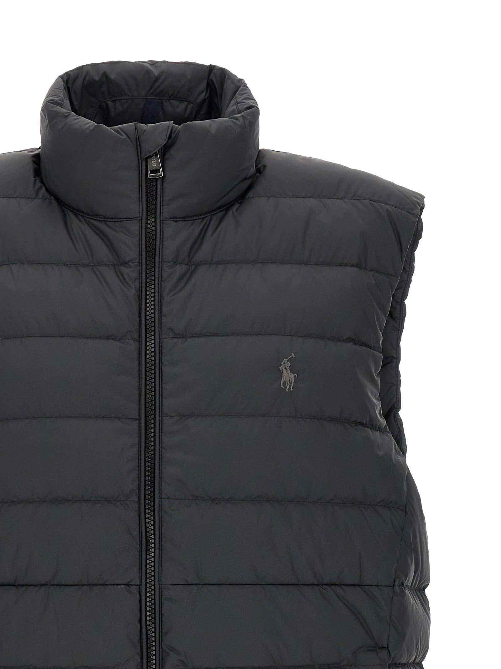 Polo Ralph Lauren Black Polyester Sleeveless Jacket