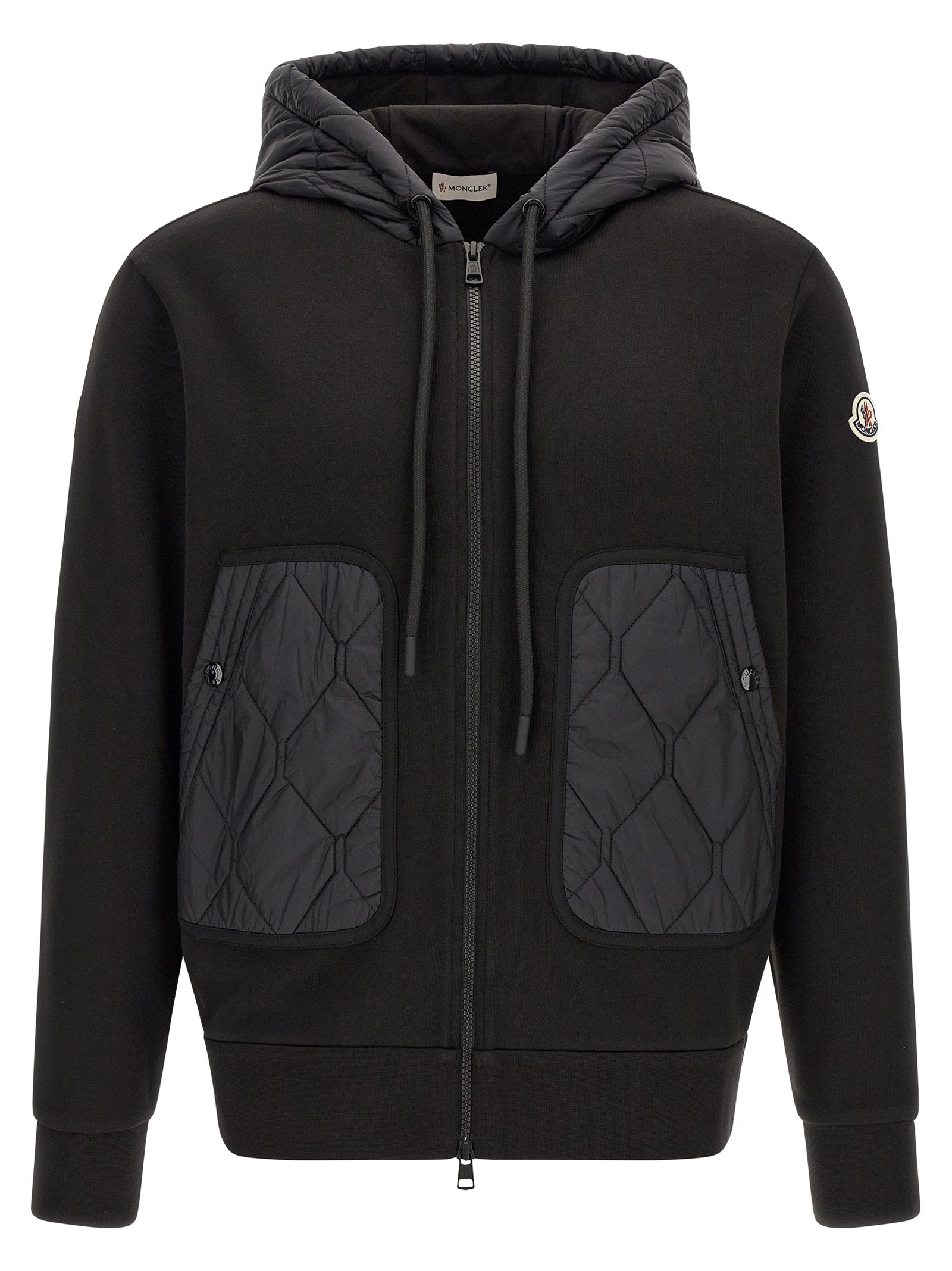 Moncler Black Polyamide Cardigan