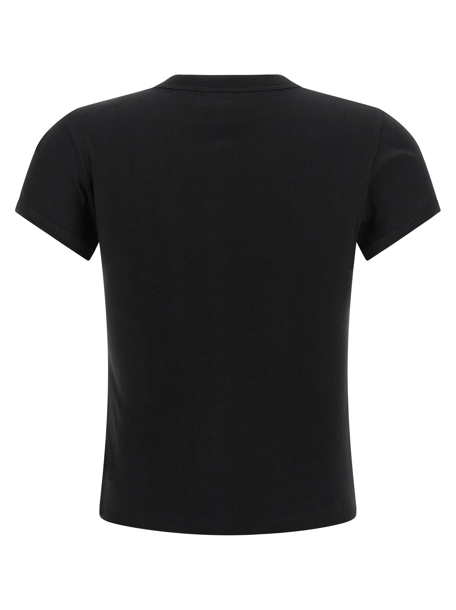 Saint Laurent Black Cotton T-Shirt